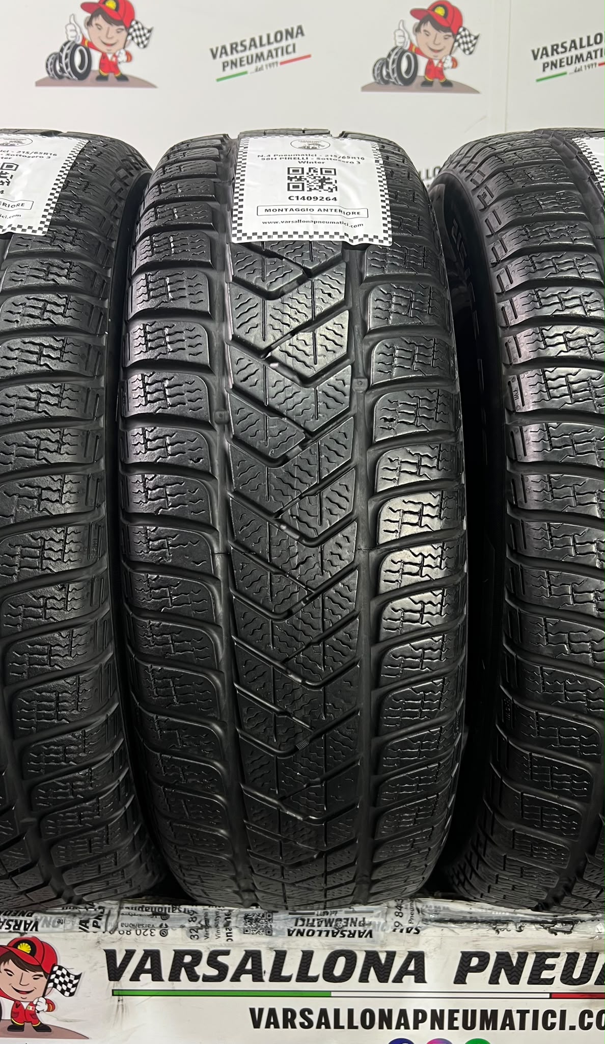 N.4 Pneumatici - 215/65R16 98H PIRELLI - Sottozero 3 Winter - immagine 2
