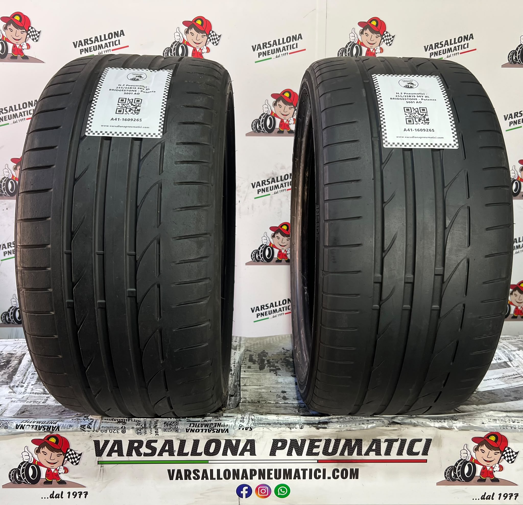 N.2 Pneumatici - 255/35R19 96Y XL BRIDGESTONE - Potenza S001 AO