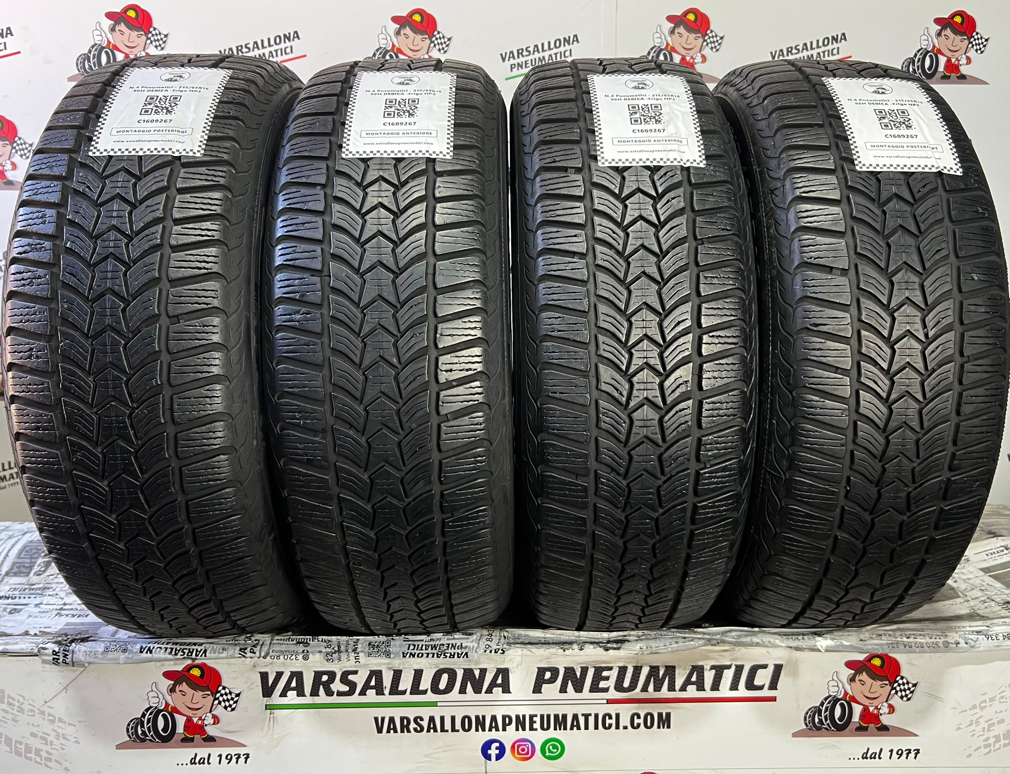 N.4 Pneumatici - 215/65R16 98H DEBICA - Frigo HP2