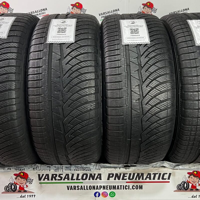 N.4 Pneumatici - 245/50R18 100H MICHELIN - Pilot Alpin PA4 Runflat