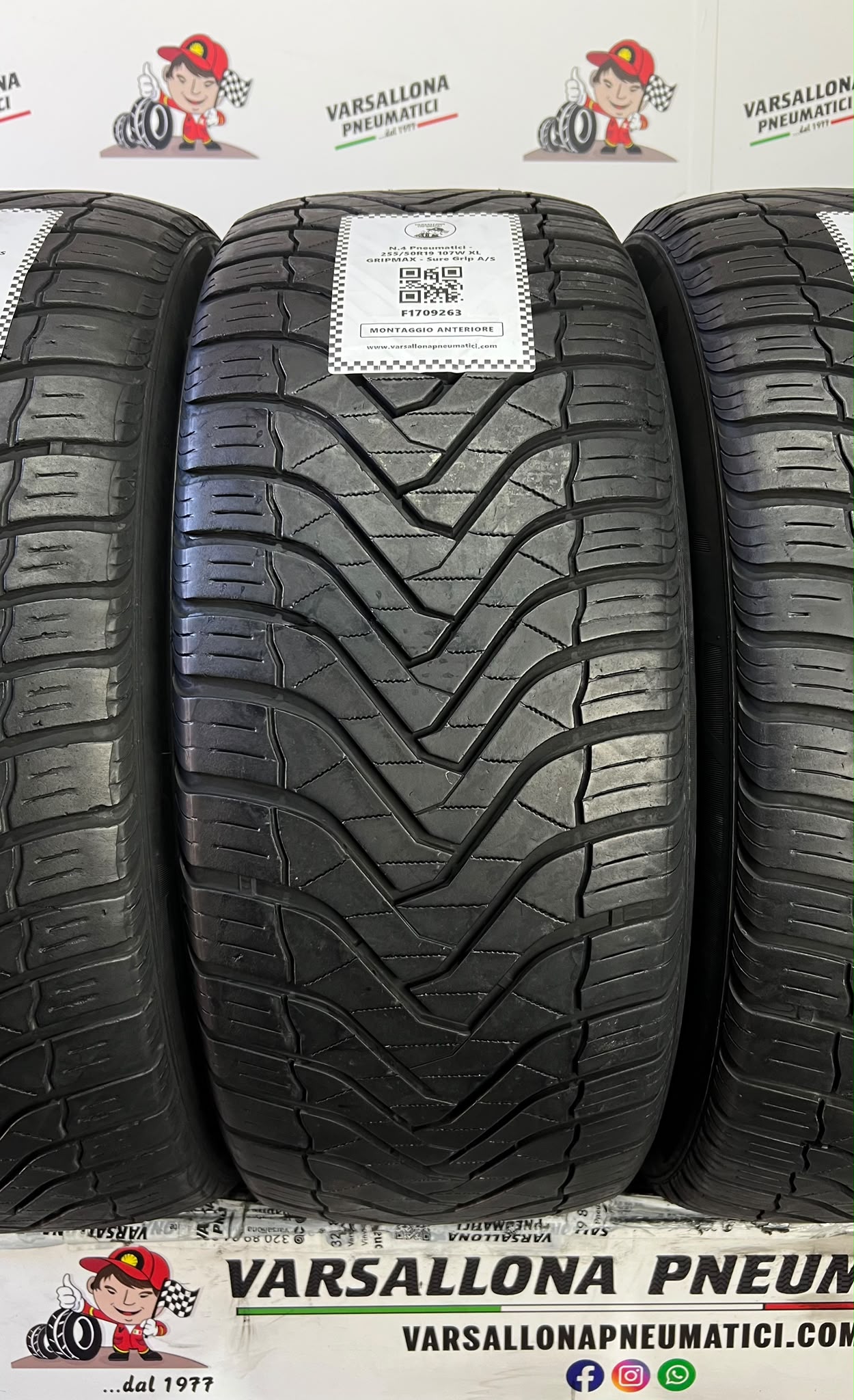 N.4 Pneumatici - 255/50R19 107W XL GRIPMAX - Sure Grip A/S - immagine 2