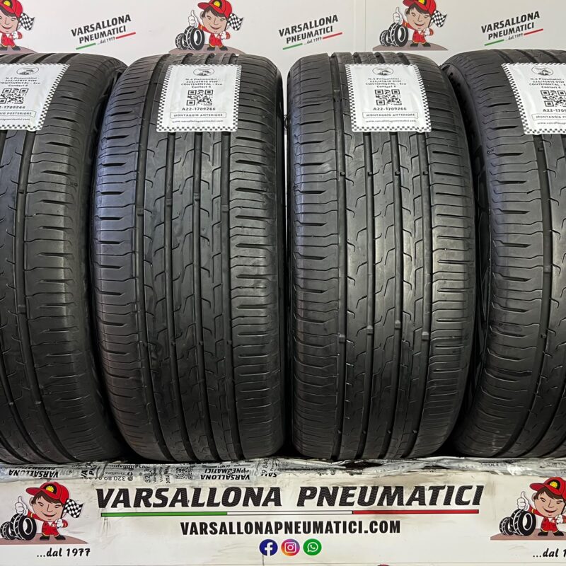 N.4 Pneumatici - 225/45R18 91W CONTINENTAL - Eco Contact 6