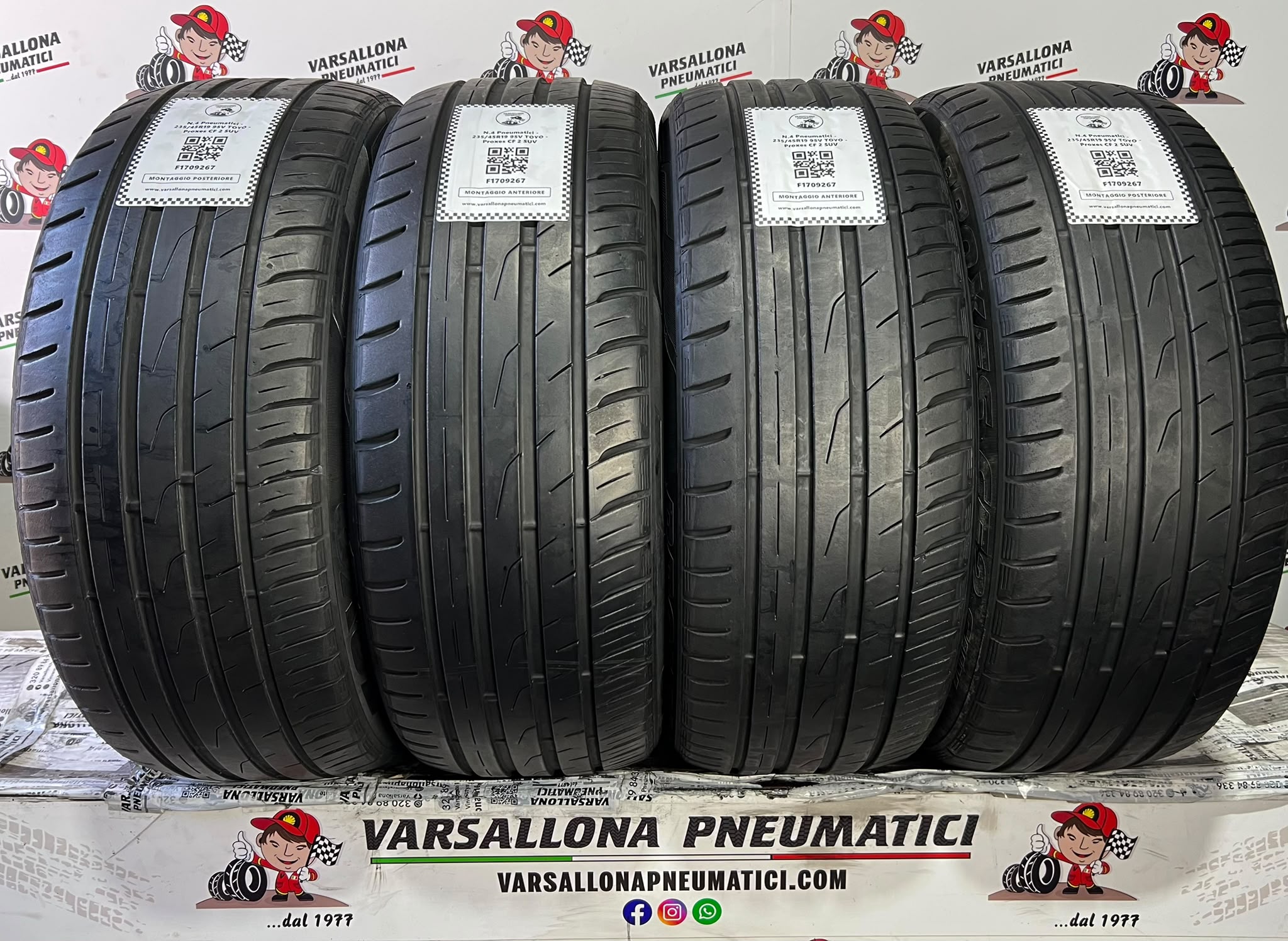 N.4 Pneumatici - 235/45R19 95V TOYO - Proxes CF 2 SUV