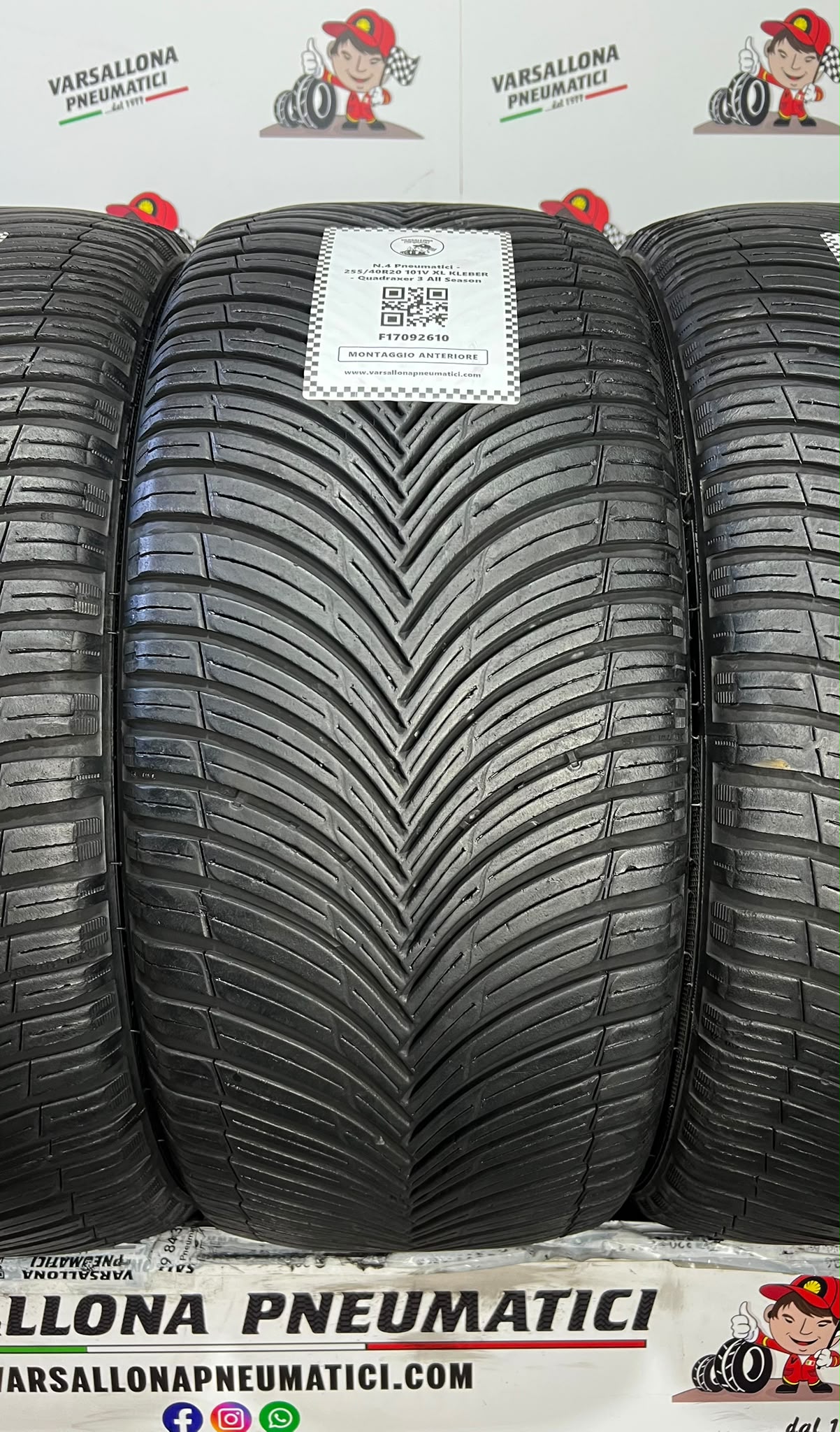 N.4 Pneumatici - 255/40R20 101V XL KLEBER - Quadraxer 3 All Season - immagine 2