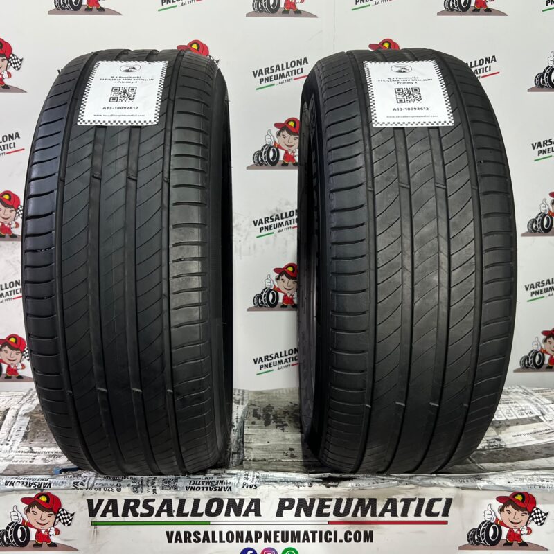 N.2 Pneumatici - 235/55R18 100V MICHELIN -  Primacy 4