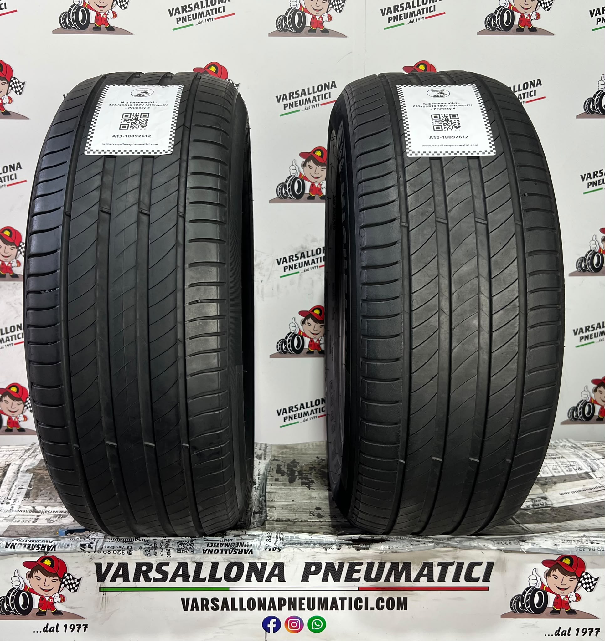 N.2 Pneumatici - 235/55R18 100V MICHELIN - Primacy 4