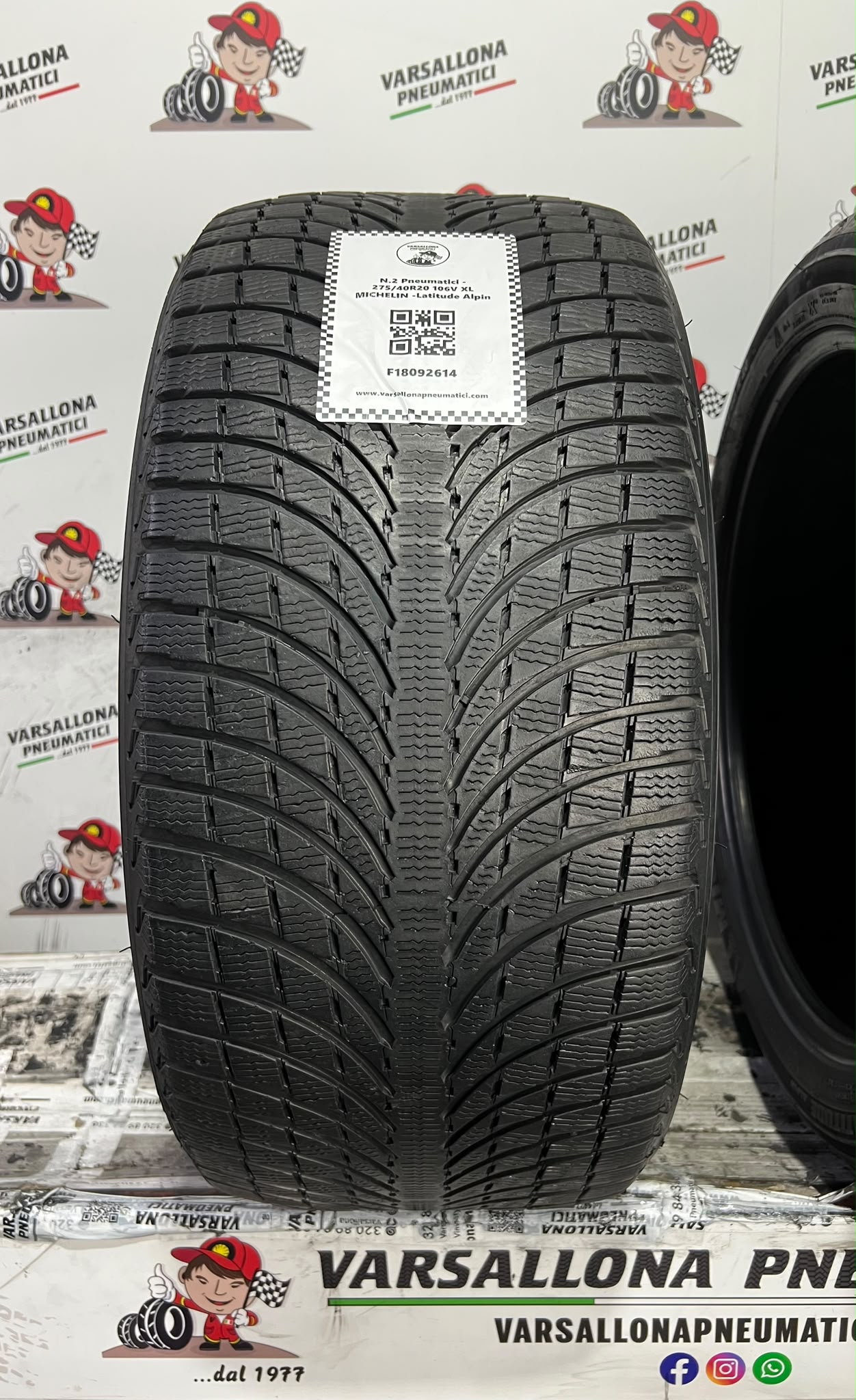 N.2 Pneumatici - 275/40R20 106V XL MICHELIN - Latitude Alpin - immagine 2