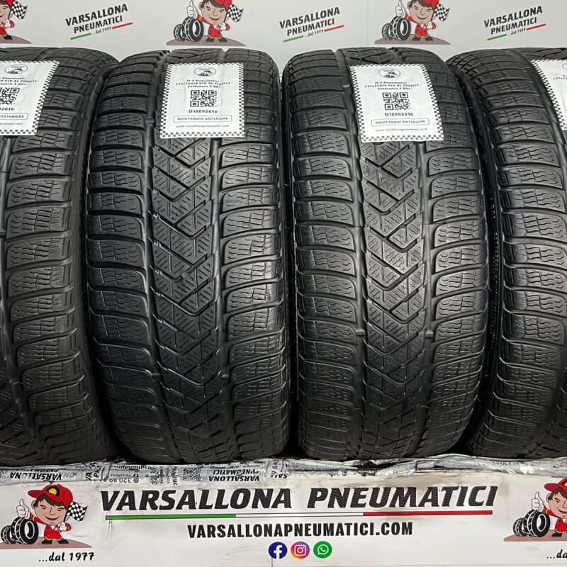 N.4 Pneumatici - 235/35R19 91V XL PIRELLI - Sottozero 3 Winter R01