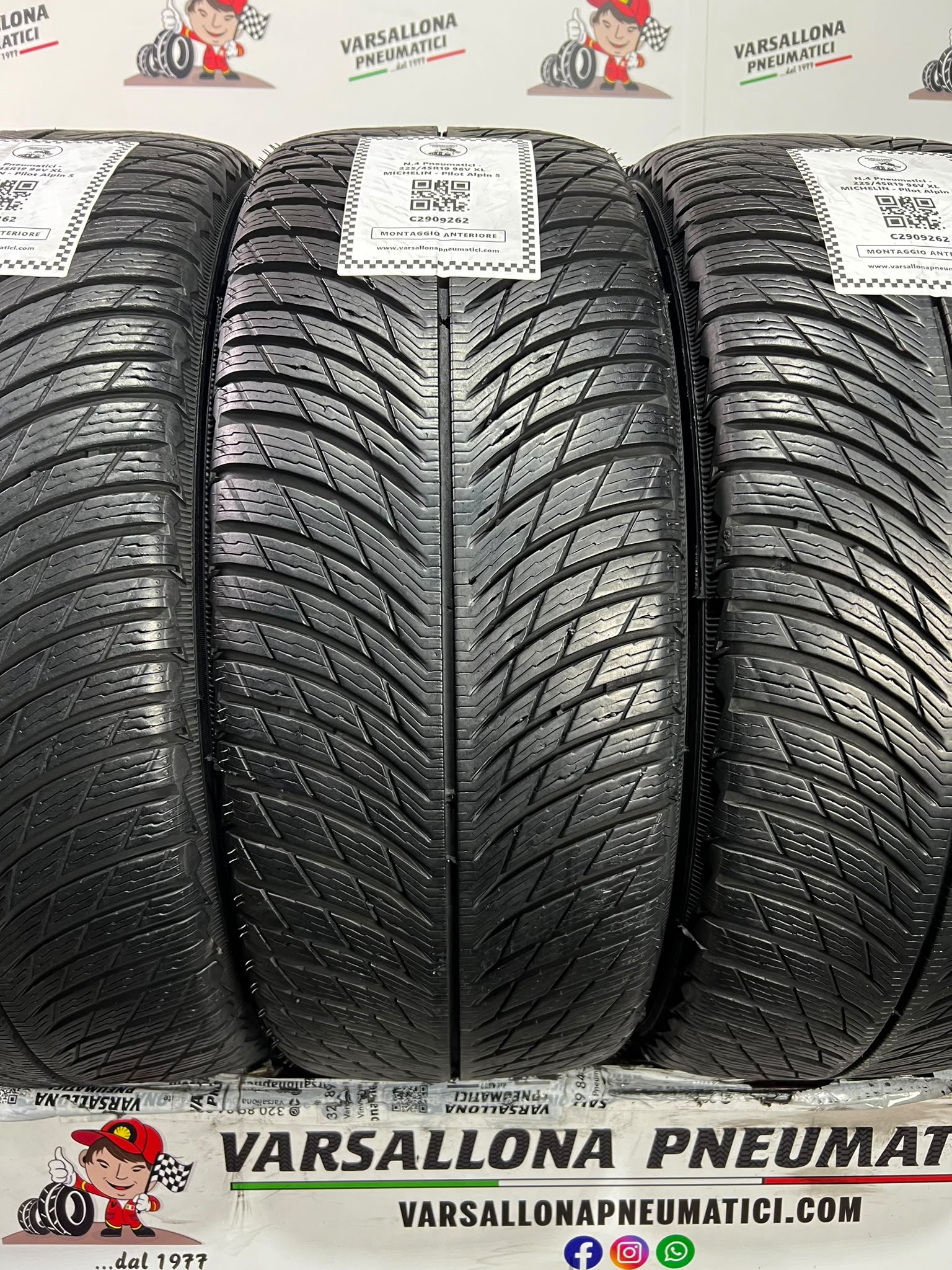 N.4 Pneumatici - 225/45R19 96V XL MICHELIN - Pilot Alpin 5 - immagine 2