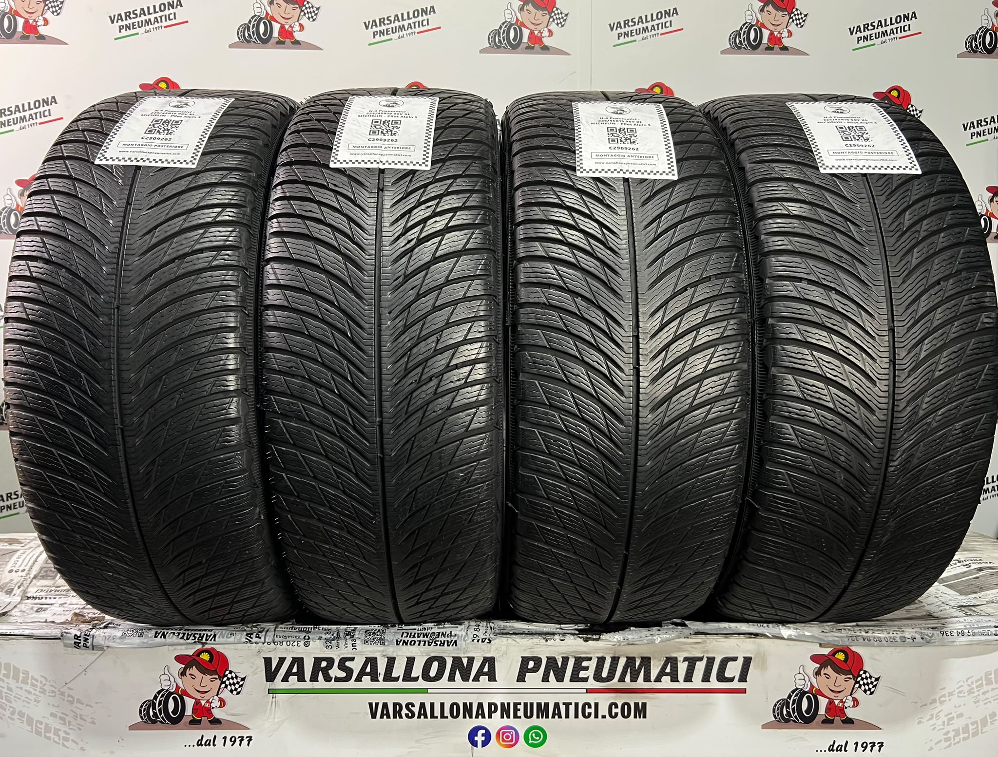 N.4 Pneumatici - 225/45R19 96V XL MICHELIN - Pilot Alpin 5