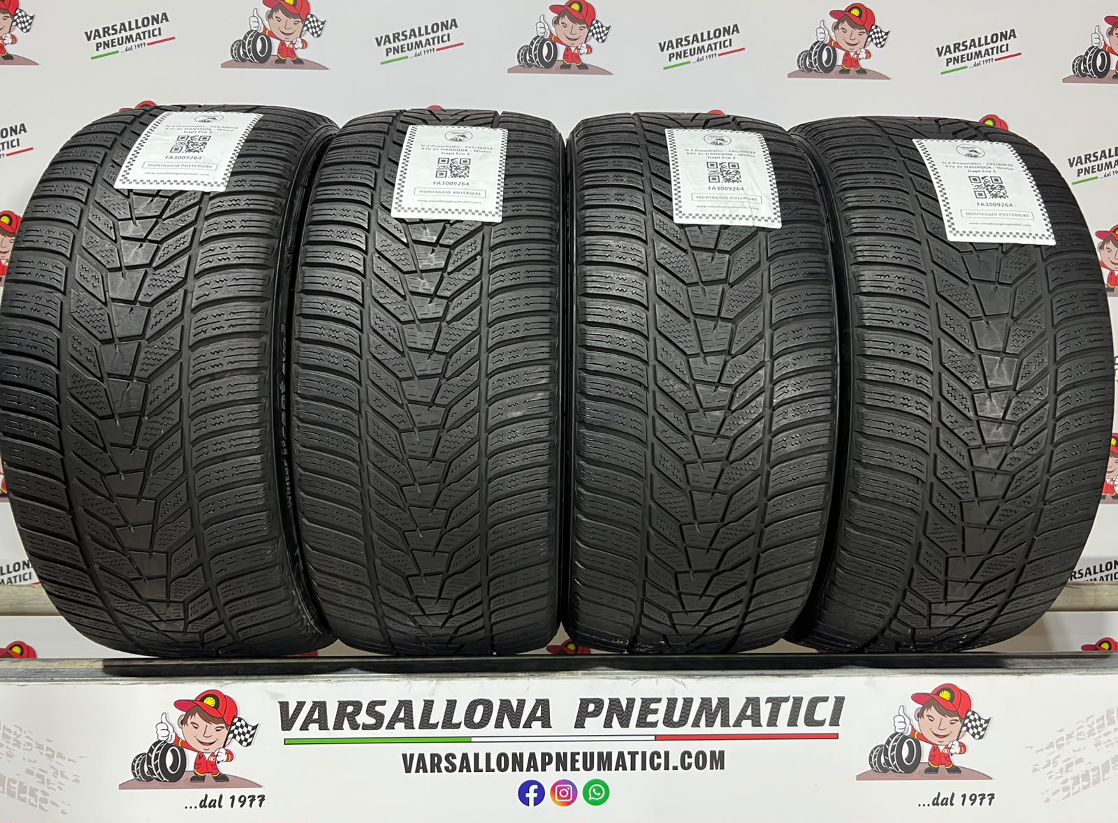 N.4 Pneumatici - 245/40R18 97V XL HANKOOK - Winter Icept Evo 3