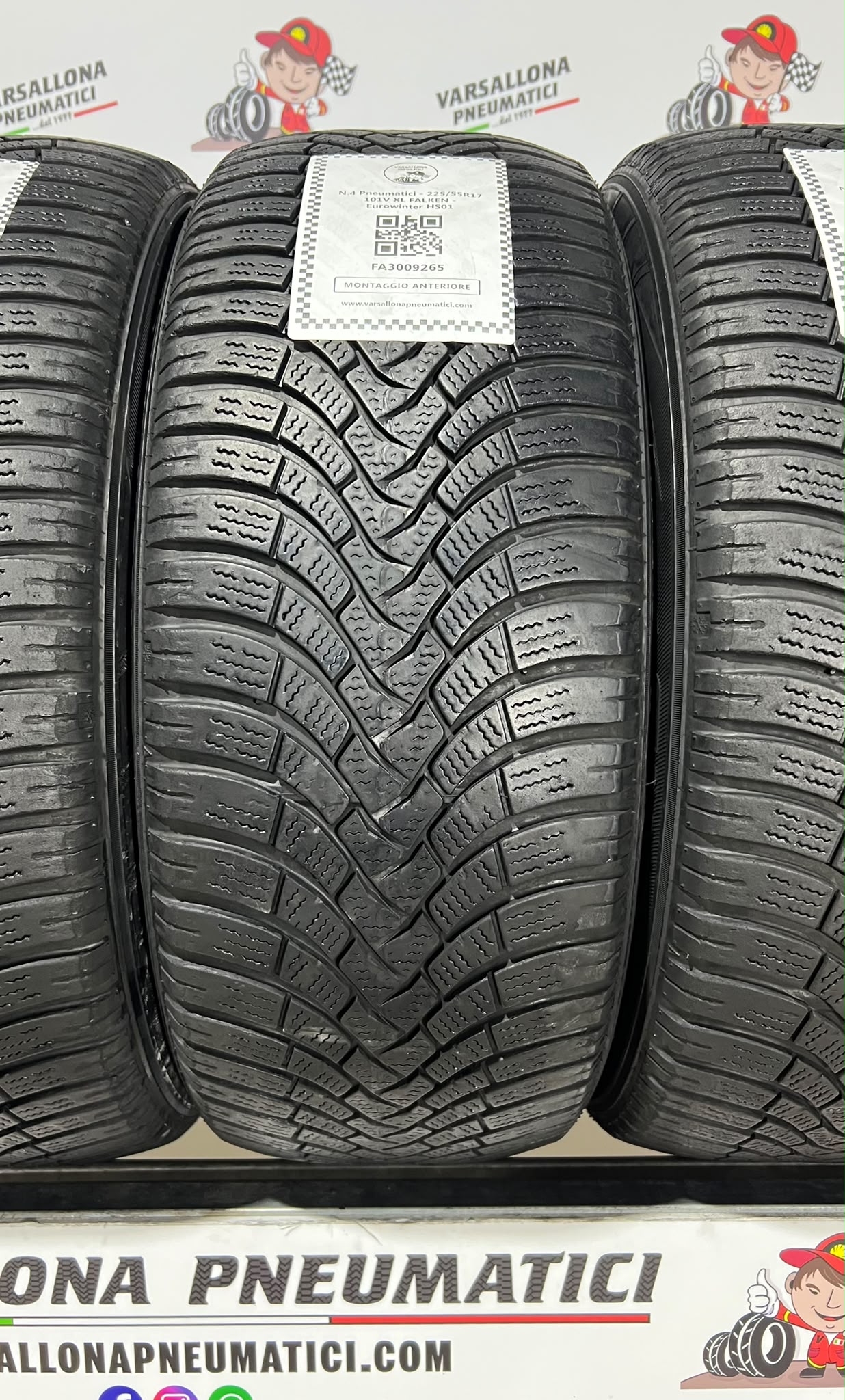 N.4 Pneumatici - 225/55R17 101V XL FALKEN - Eurowinter HS01 - immagine 2