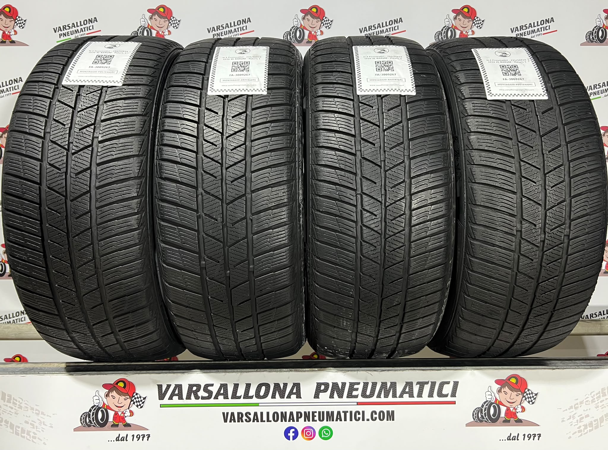 N.4 Pneumatici - 235/50R19 103V XL BARUM - Polaris 5