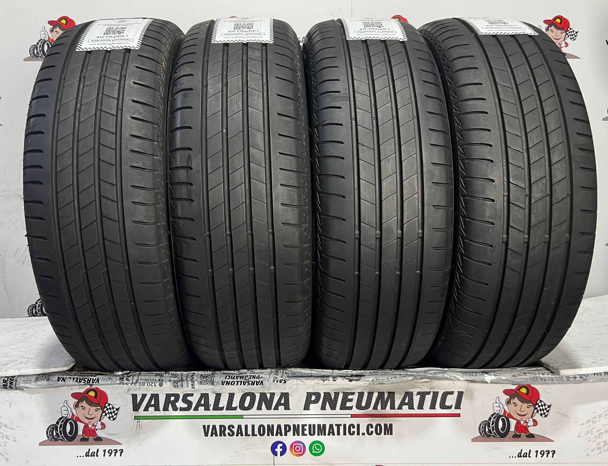 N.4 Pneumatici - 215/60R17 96H BRIDGESTONE - Turanza T005