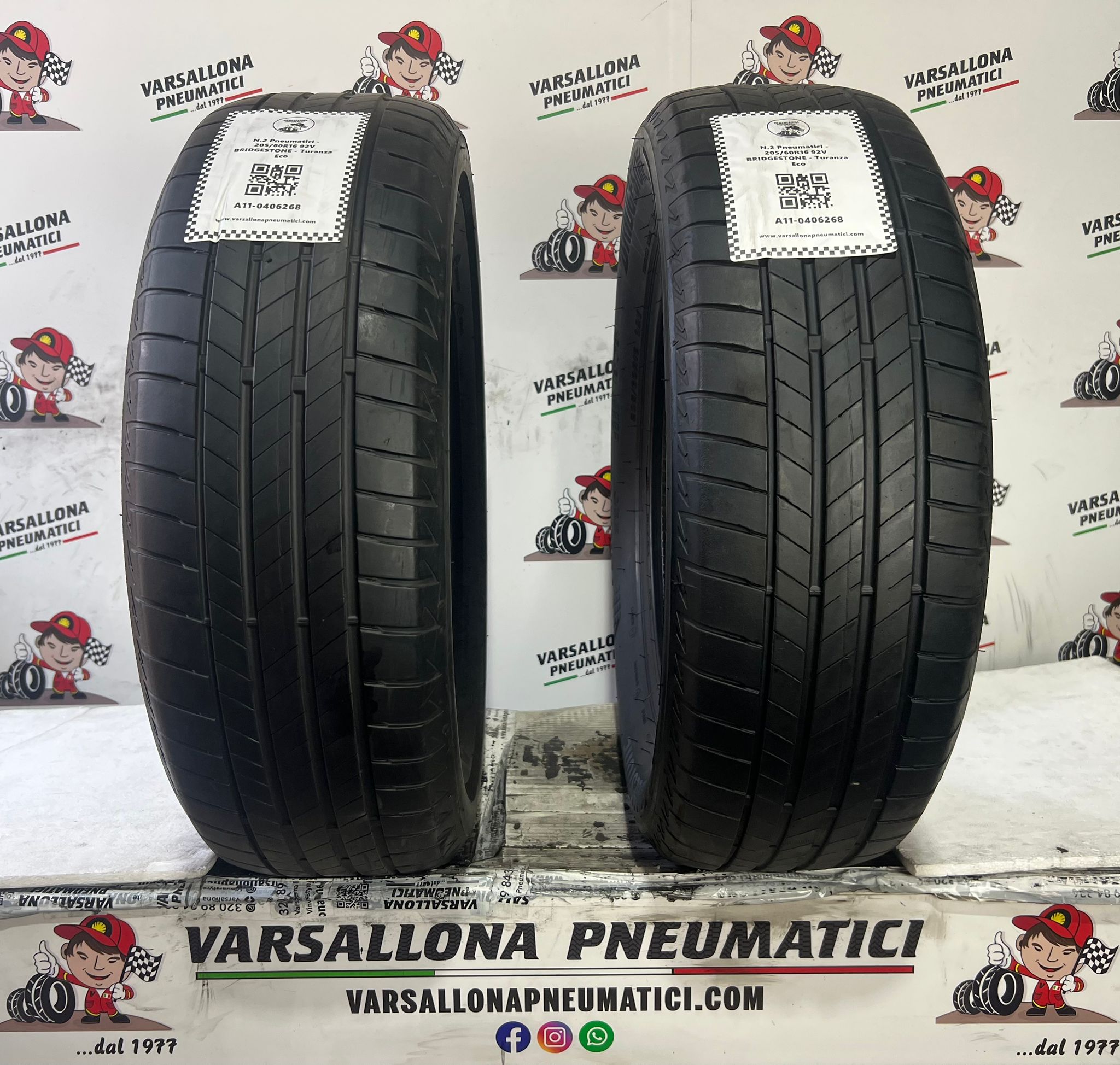 N.2 Pneumatici - 205/60R16 92V BRIDGESTONE - Turanza Eco