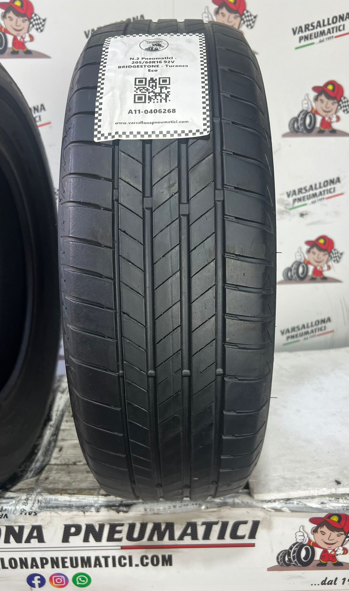 N.2 Pneumatici - 205/60R16 92V BRIDGESTONE - Turanza Eco - immagine 2