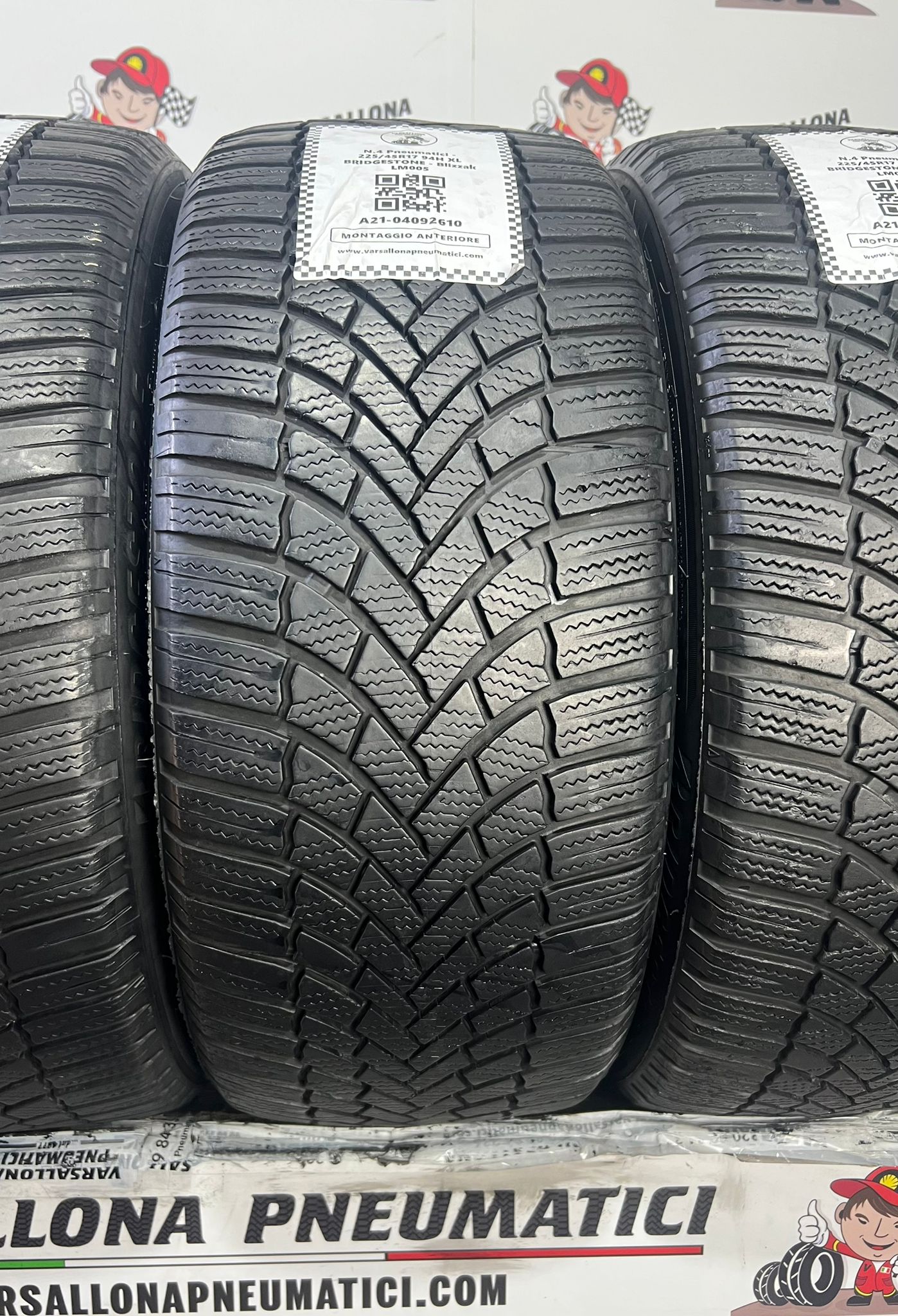N.4 Pneumatici - 225/45R17 94H XL BRIDGESTONE - Blizzak LM005 - immagine 2