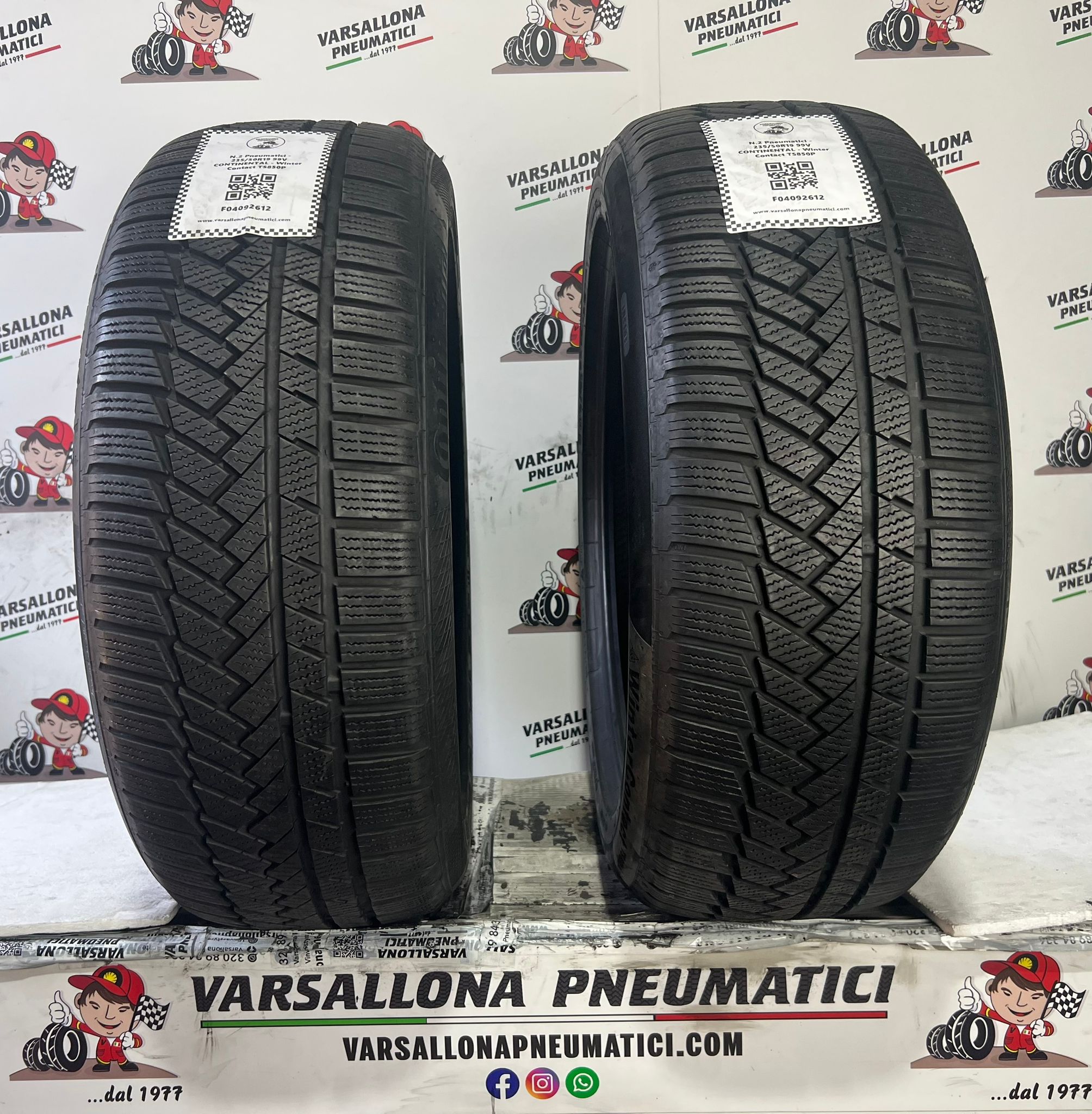 N.2 Pneumatici - 235/50R19 99V CONTINENTAL - Winter Contact TS850P