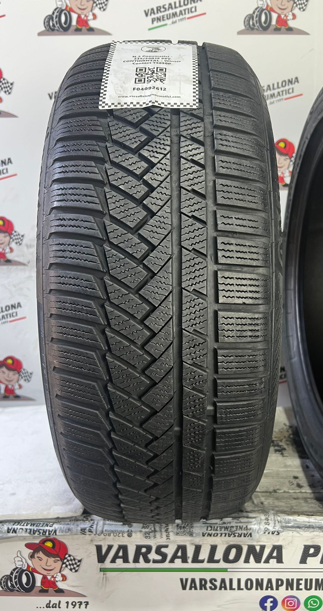 N.2 Pneumatici - 235/50R19 99V CONTINENTAL - Winter Contact TS850P - immagine 2