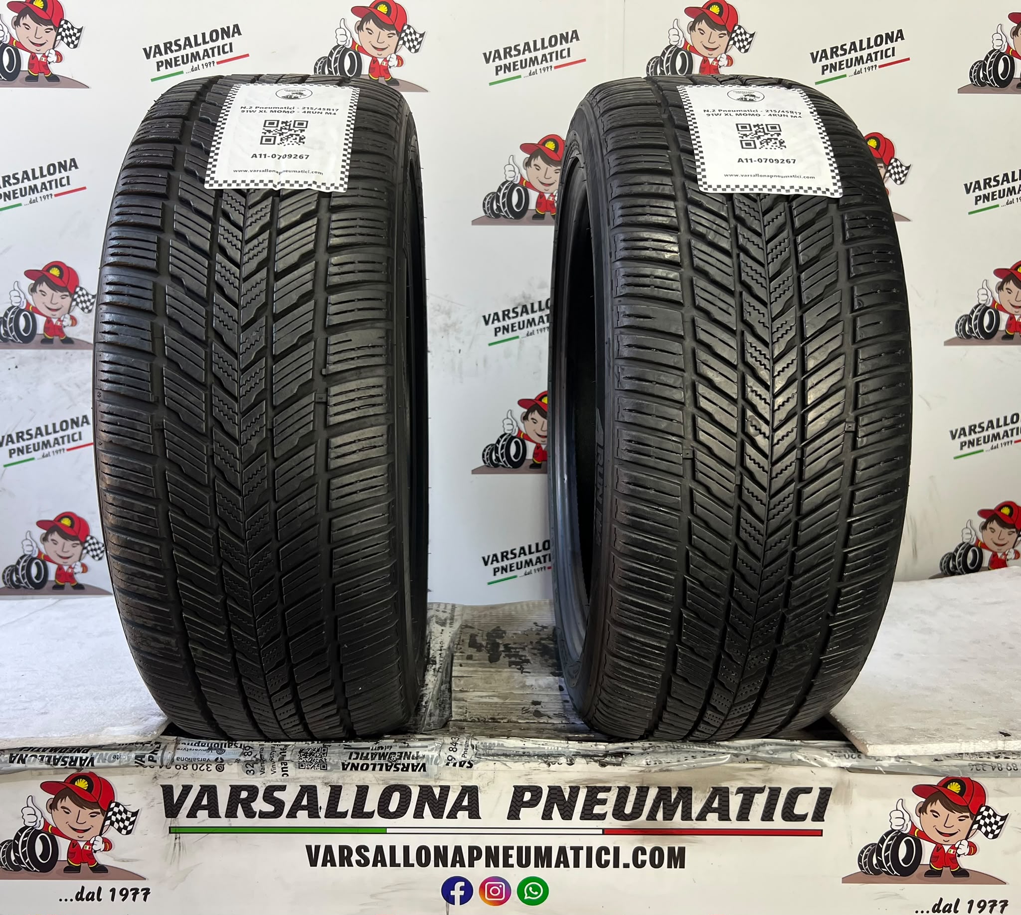 N.2 Pneumatici - 215/45R17 91W XL MOMO - 4Run M4