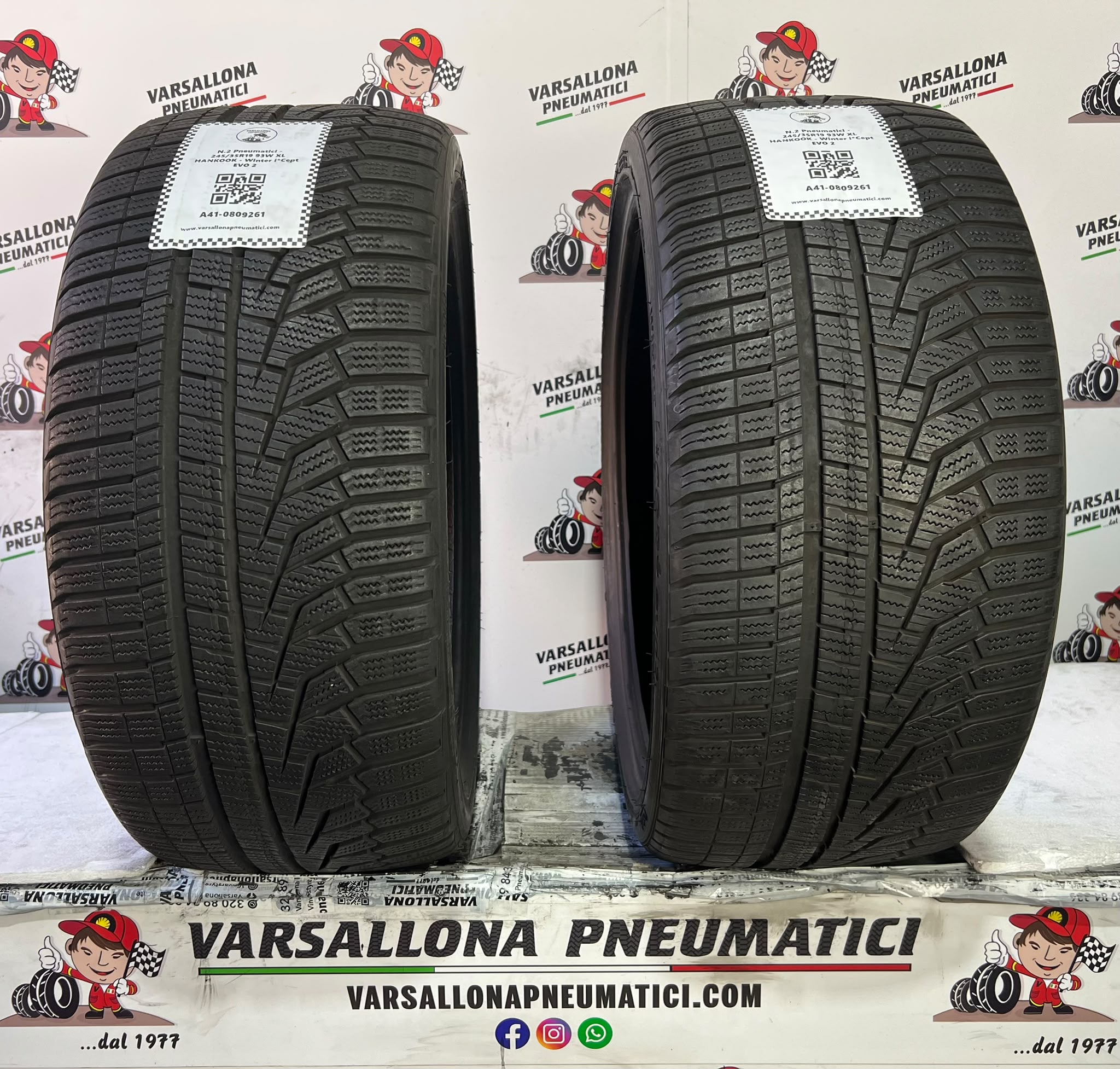 N.2 Pneumatici - 245/35R19 93W XL HANKOOK - Winter iCept EVO 2