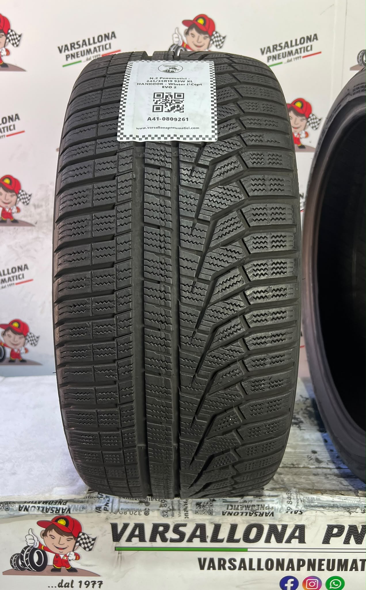 N.2 Pneumatici - 245/35R19 93W XL HANKOOK - Winter iCept EVO 2 - immagine 2