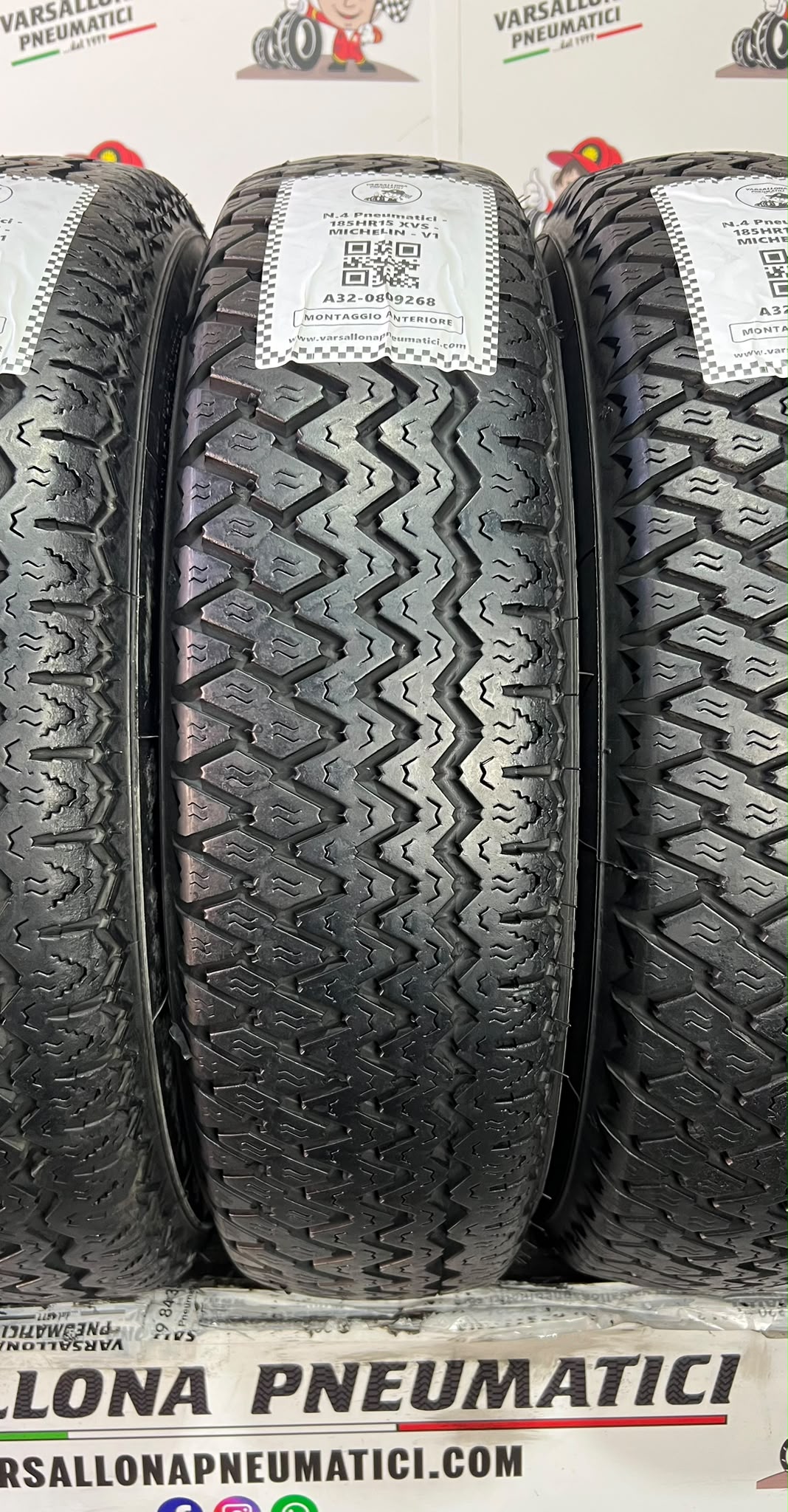 N.4 Pneumatici - 185HR15 XVS - MICHELIN - V1 - immagine 2