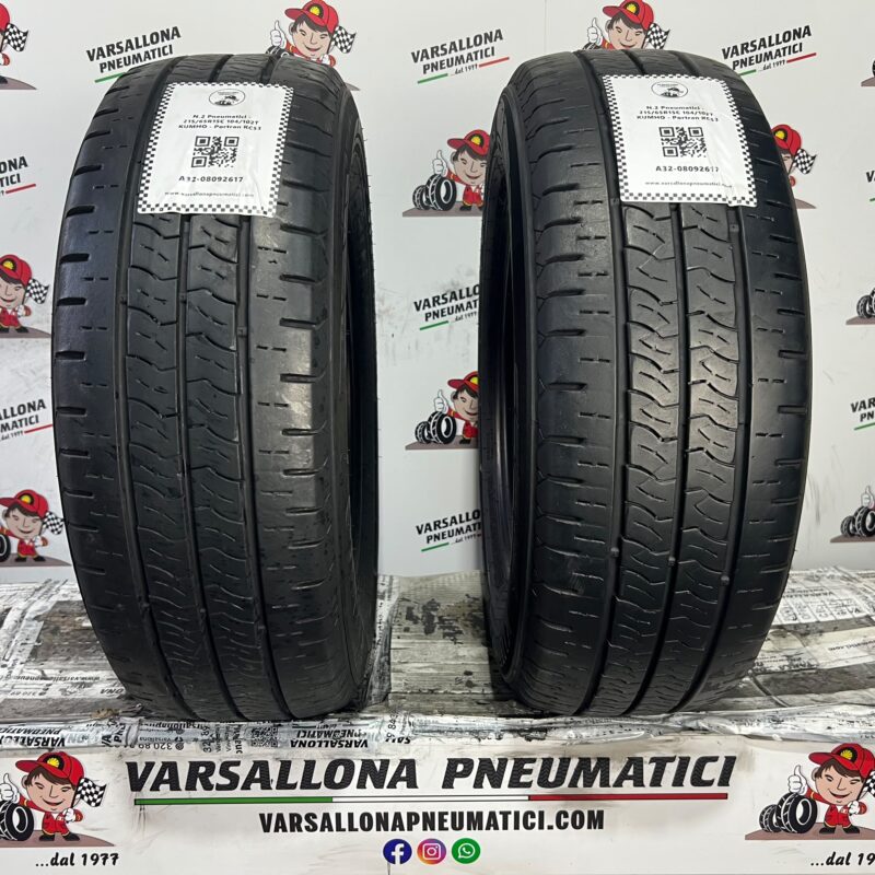 N.2 Pneumatici - 215/65R15C 104/102T KUMHO - Portran KC53