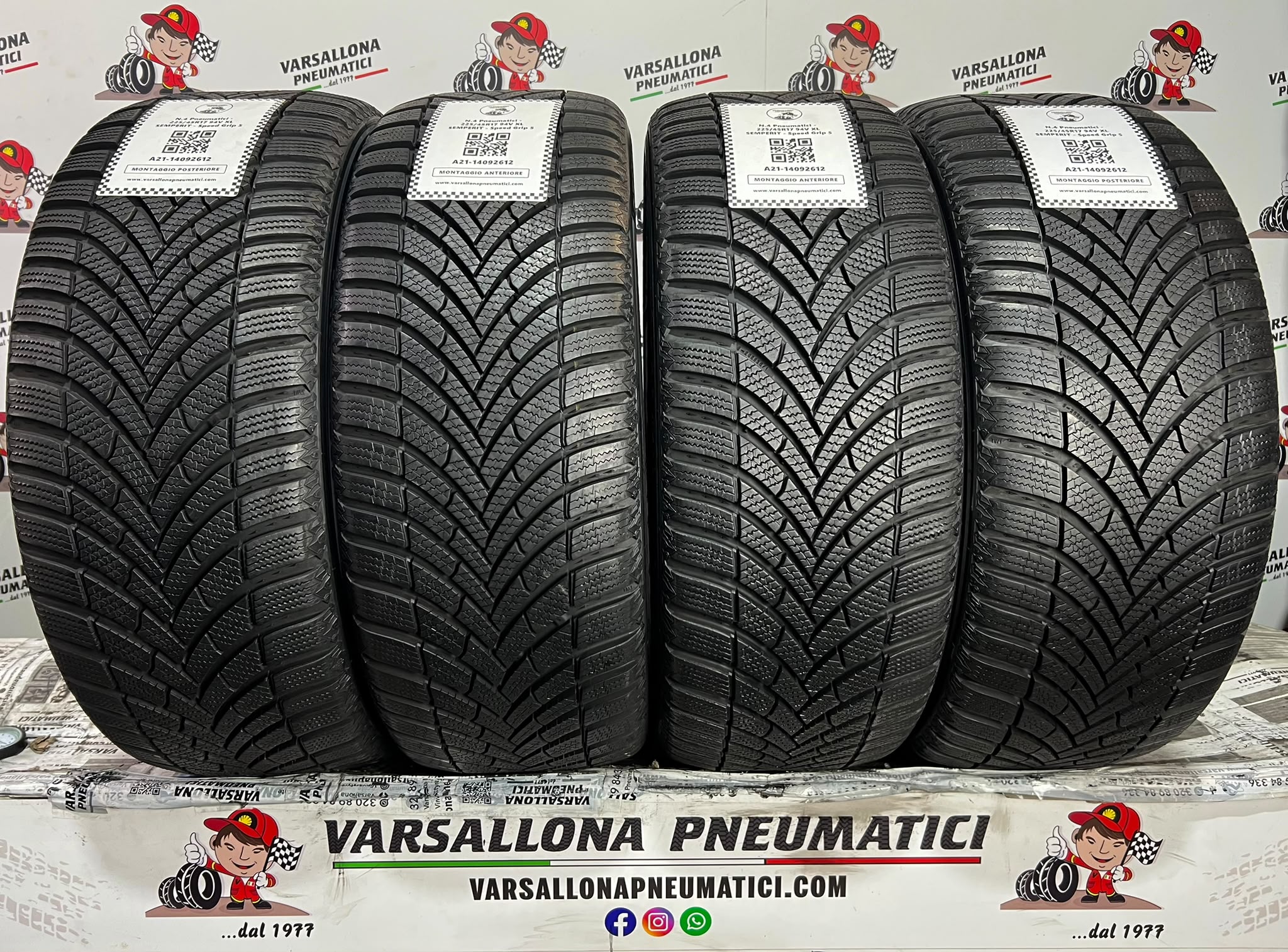N.4 Pneumatici - 225/45R17 94V XL SEMPERIT - Speed Grip 5