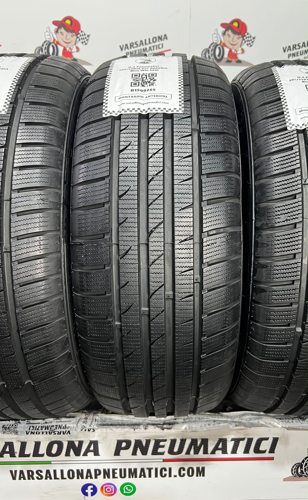 N.4 Pneumatici - 205/55R16 91V SUPERIA - Blue Win UHP - immagine 2