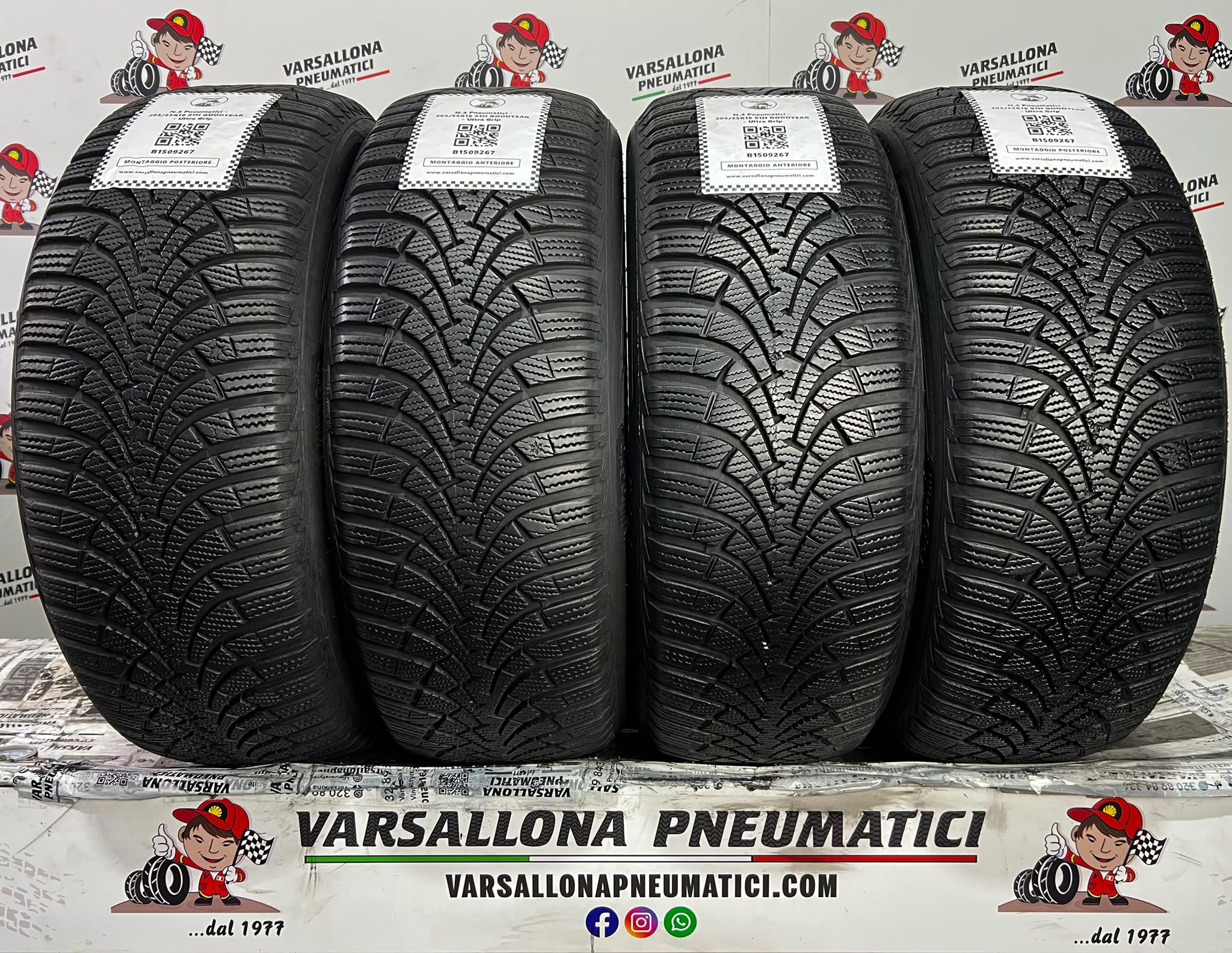 N.4 Pneumatici - 205/55R16 91H GOODYEAR - Ultra Grip
