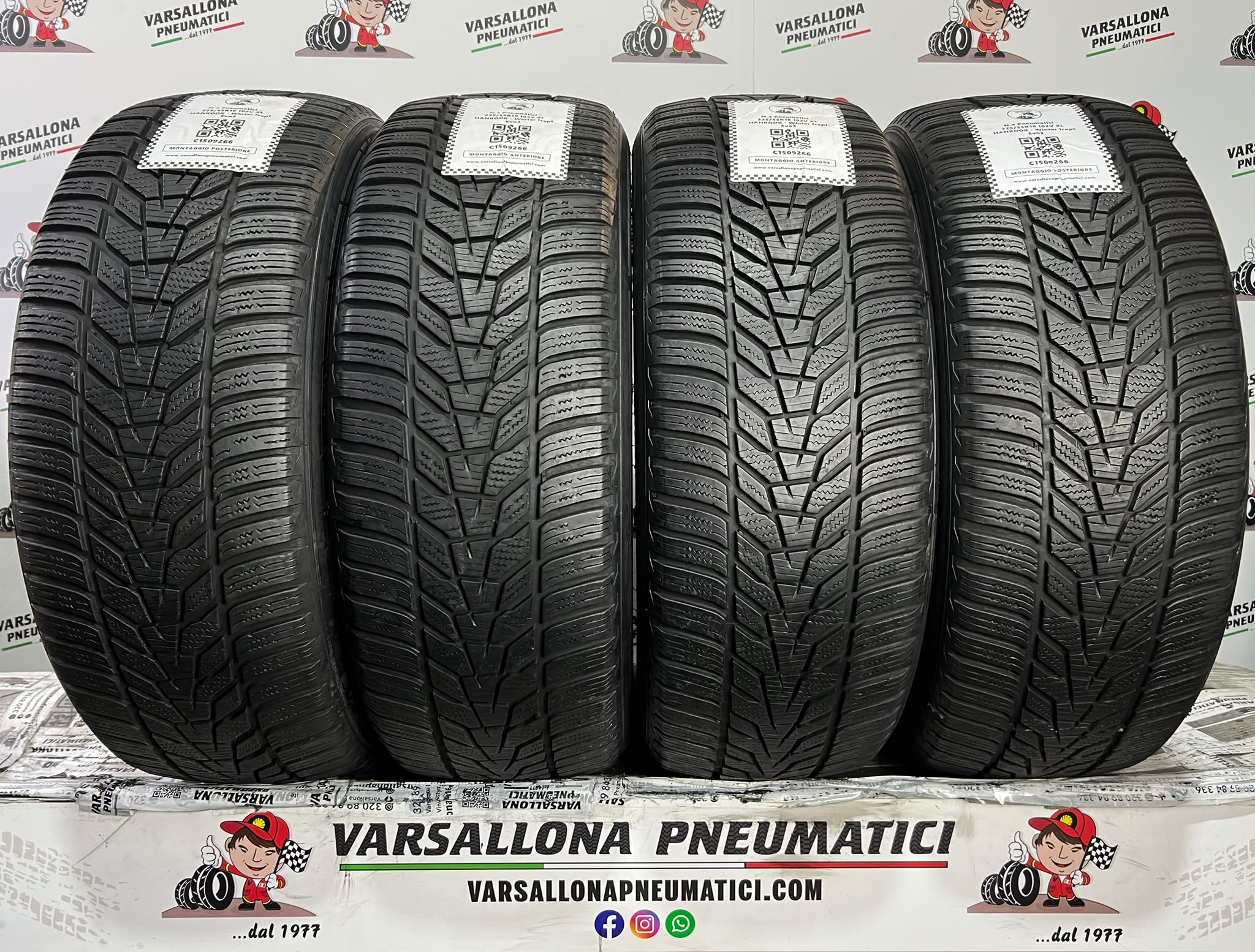 N.4 Pneumatici - 225/55R18 102V XL HANKOOK - Winter Icept Evo3