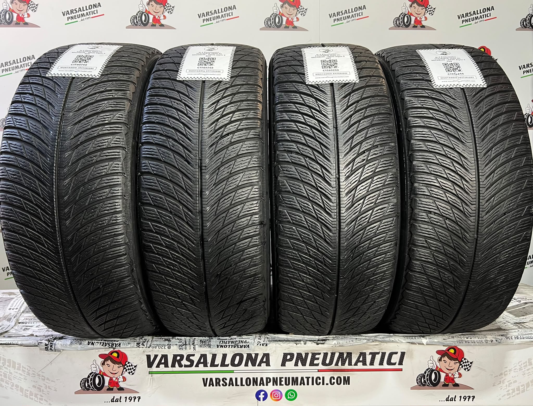 N.4 Pneumatici - 235/55R18 104H XL MICHELIN - Pilolt Alpin 5 SUV