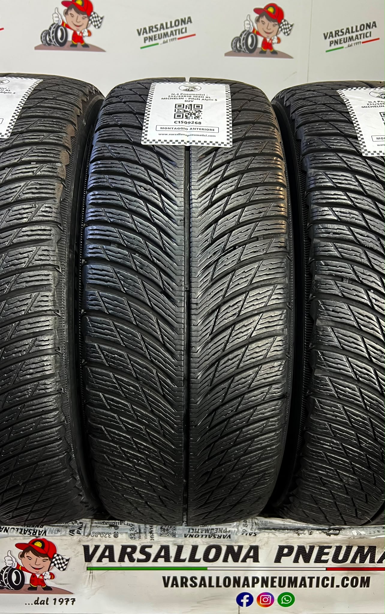 N.4 Pneumatici - 235/55R18 104H XL MICHELIN - Pilolt Alpin 5 SUV - immagine 2