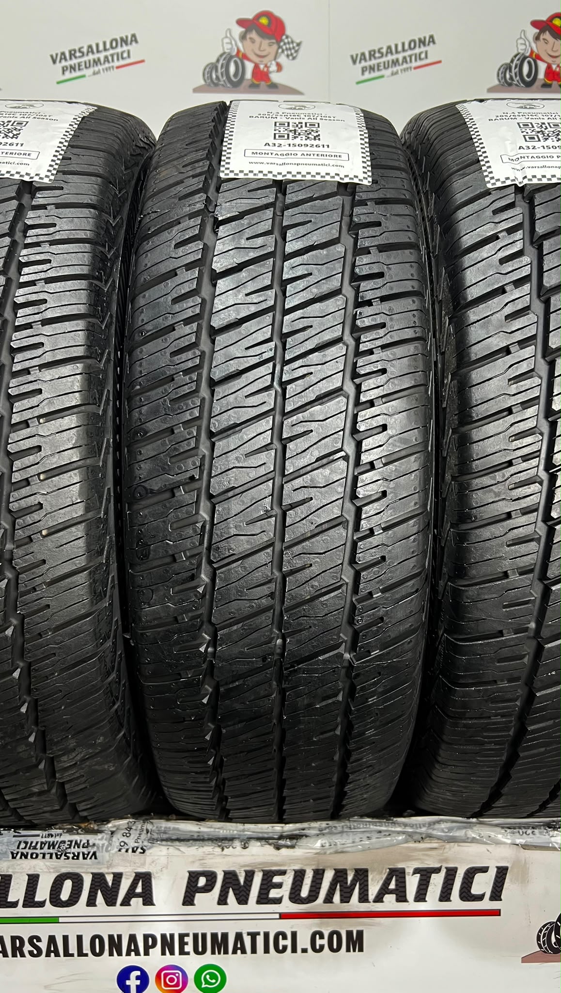 N.4 Pneumatici - 205/65R16C 107/105T BARUM - Vanis All Season - immagine 2