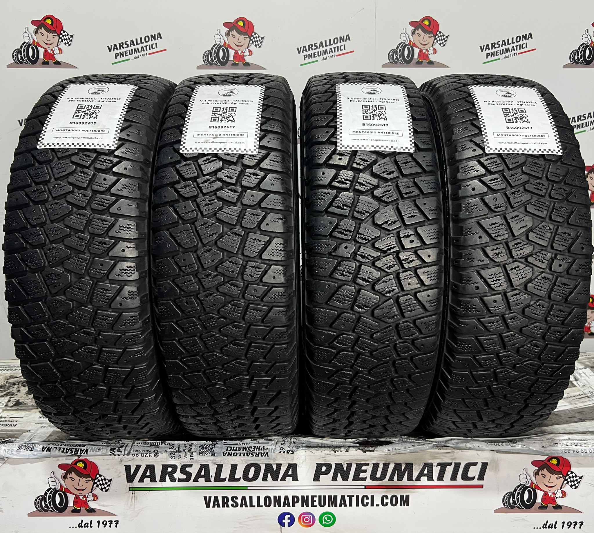 N.4 Pneumatici - 175/65R15 88H ECOLINE - Agi Sarek