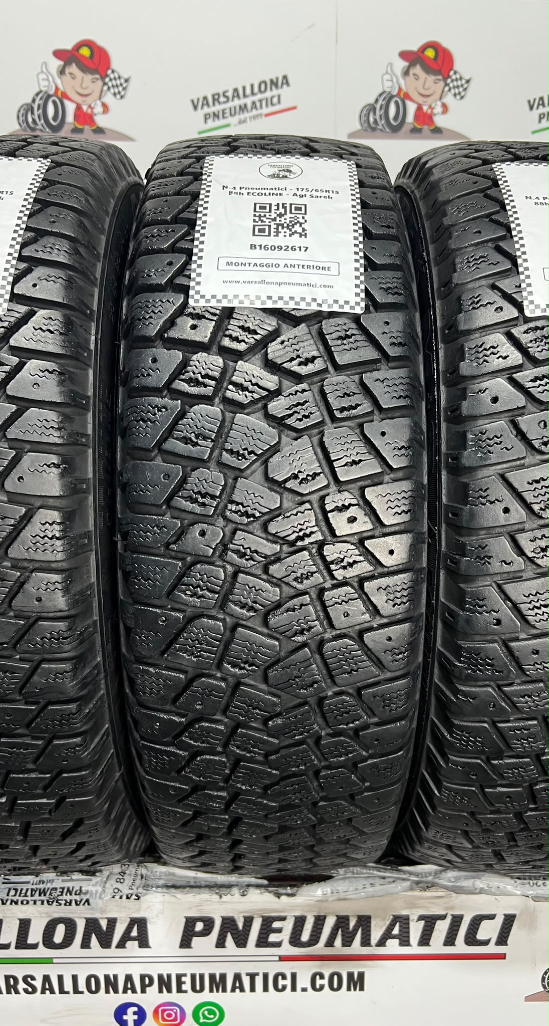 N.4 Pneumatici - 175/65R15 88H ECOLINE - Agi Sarek - immagine 2