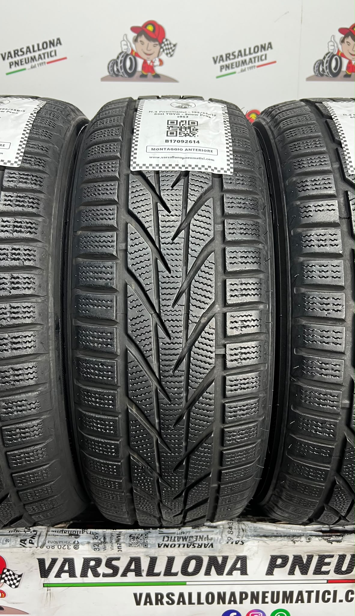 N.4 Pneumatici - 195/55R15 89H TOYO - Snow Prox s953 - immagine 2