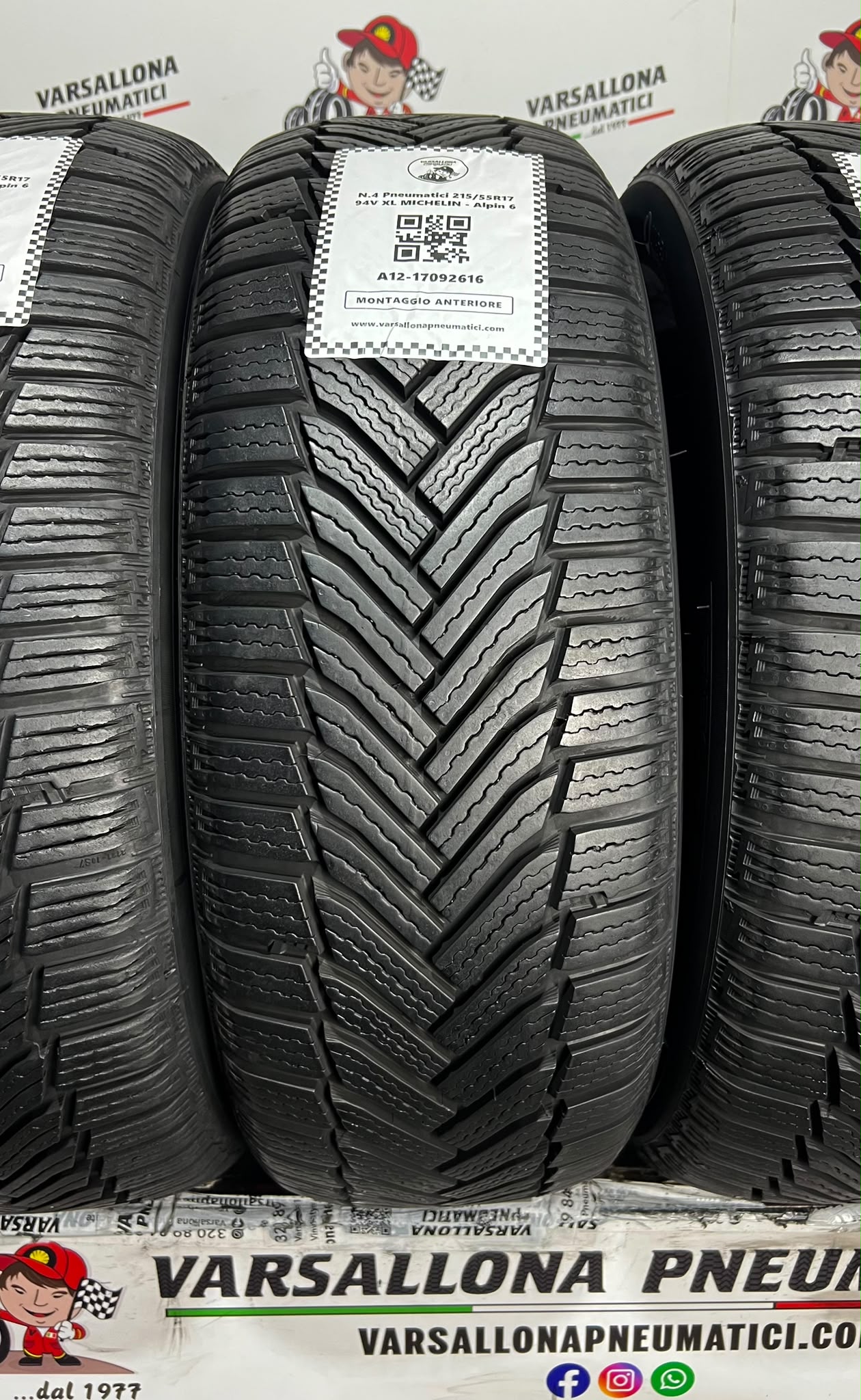 N.4 Pneumatici 215/55R17 94V XL MICHELIN - Alpin 6 - immagine 2