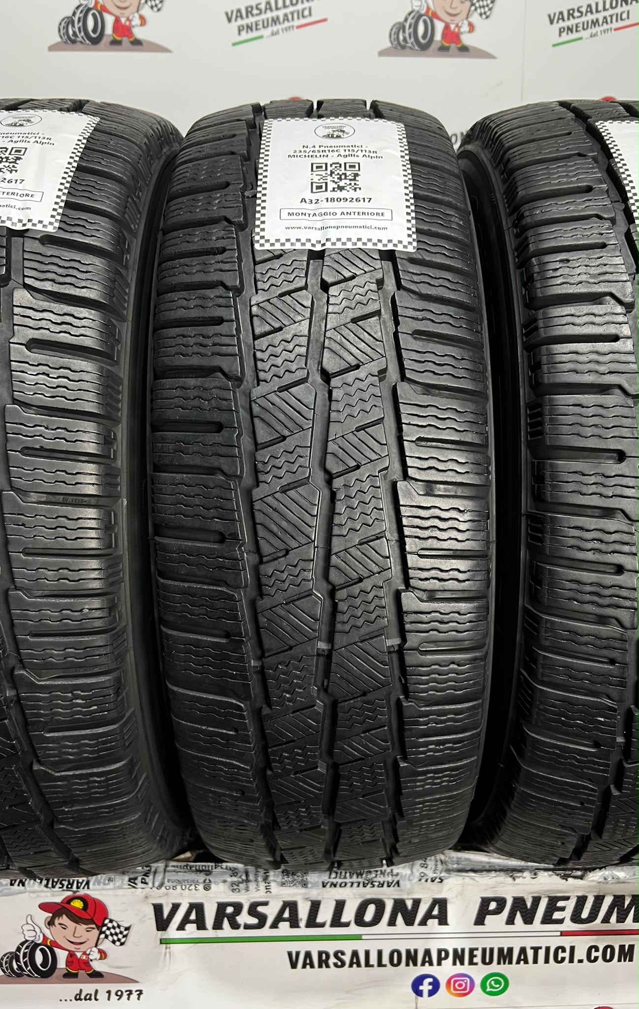 N.4 Pneumatici - 235/65R16C 115/113R MICHELIN - Agilis Alpin - immagine 2