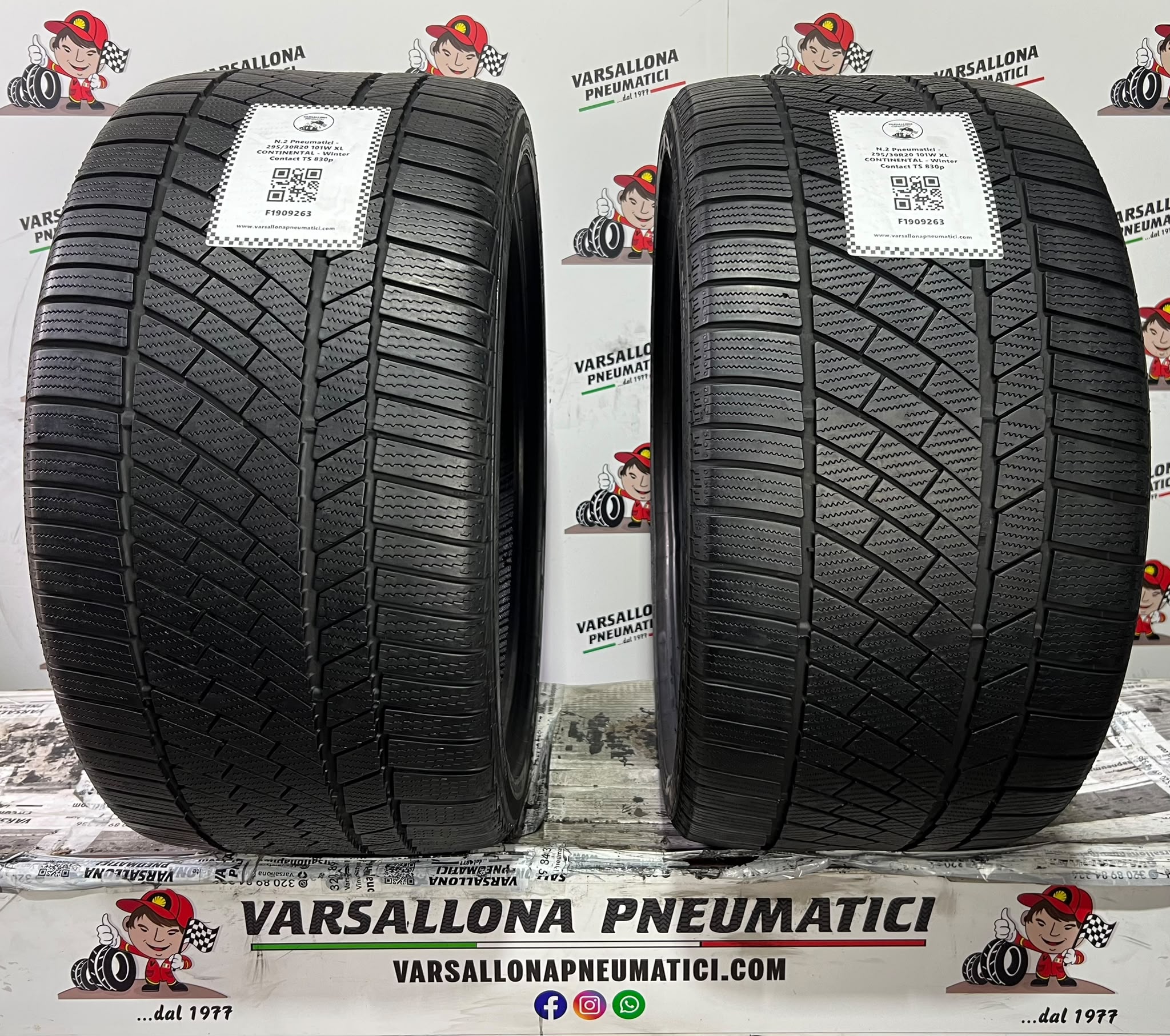 N.2 Pneumatici - 295/30R20 101W XL CONTINENTAL - Winter Contact TS 830p
