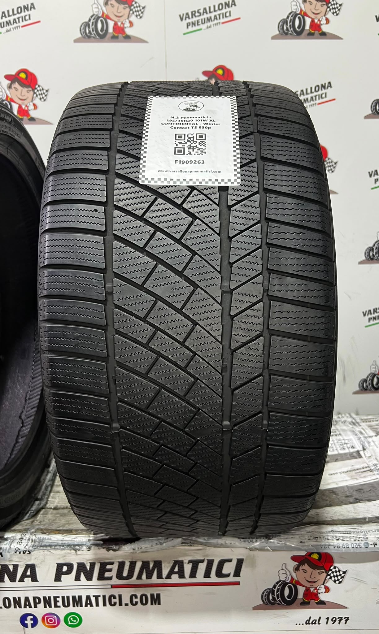 N.2 Pneumatici - 295/30R20 101W XL CONTINENTAL - Winter Contact TS 830p - immagine 2