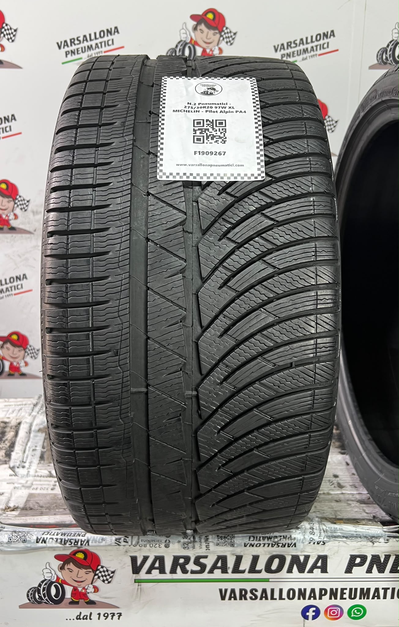 N.2 Pneumatici - 275/30R20 97W XL MICHELIN - Pilot Alpin PA4 - immagine 2