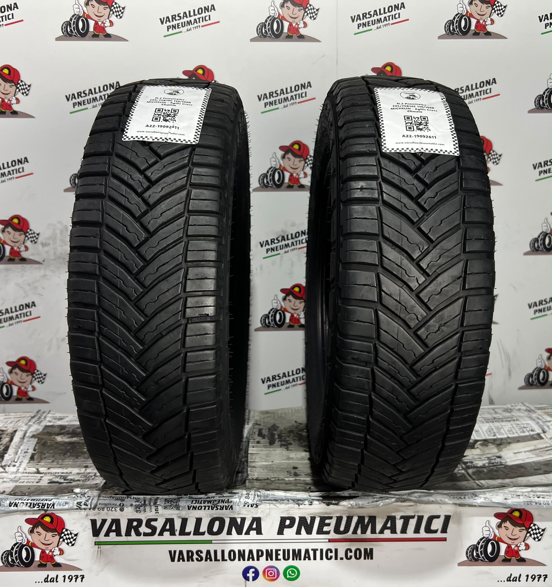 N.2 Pneumatici - 205/75R16C 110/108R MICHELIN - Agilis Cross Climate