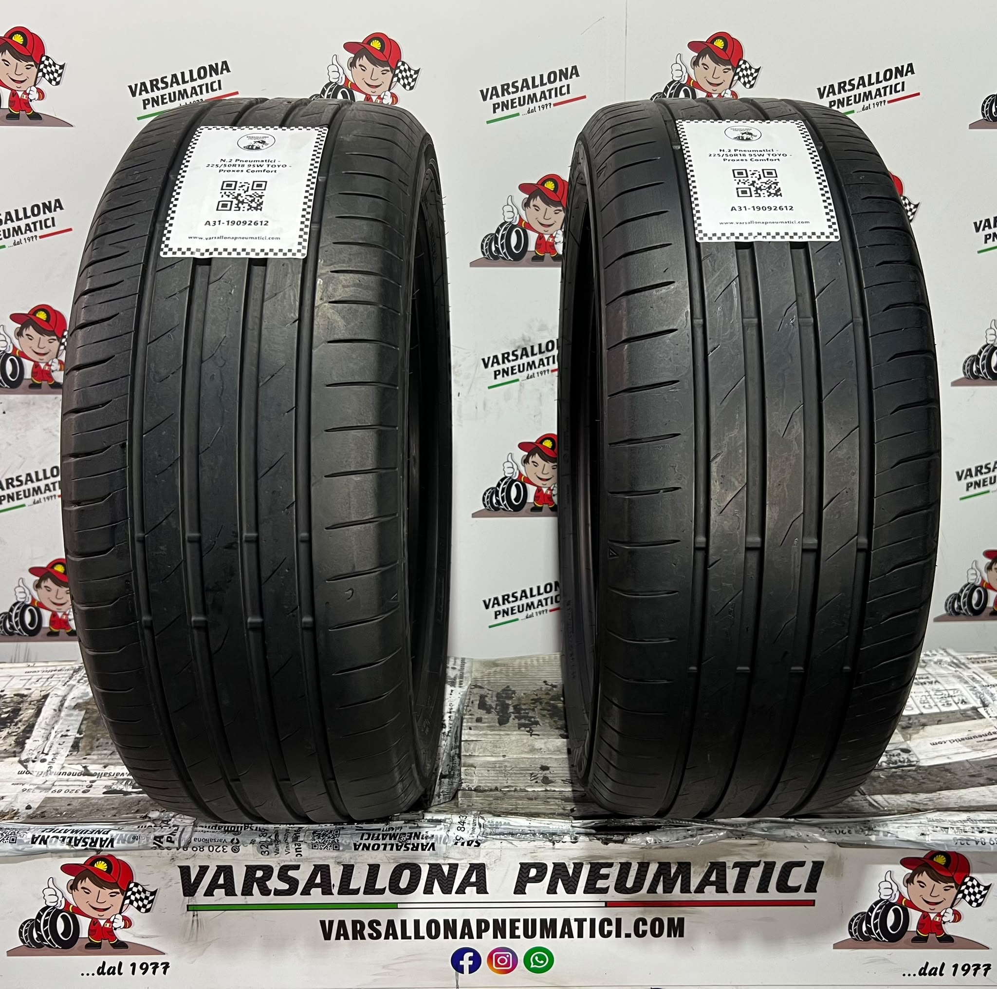 N.2 Pneumatici - 225/50R18 95W TOYO - Proxes Comfort