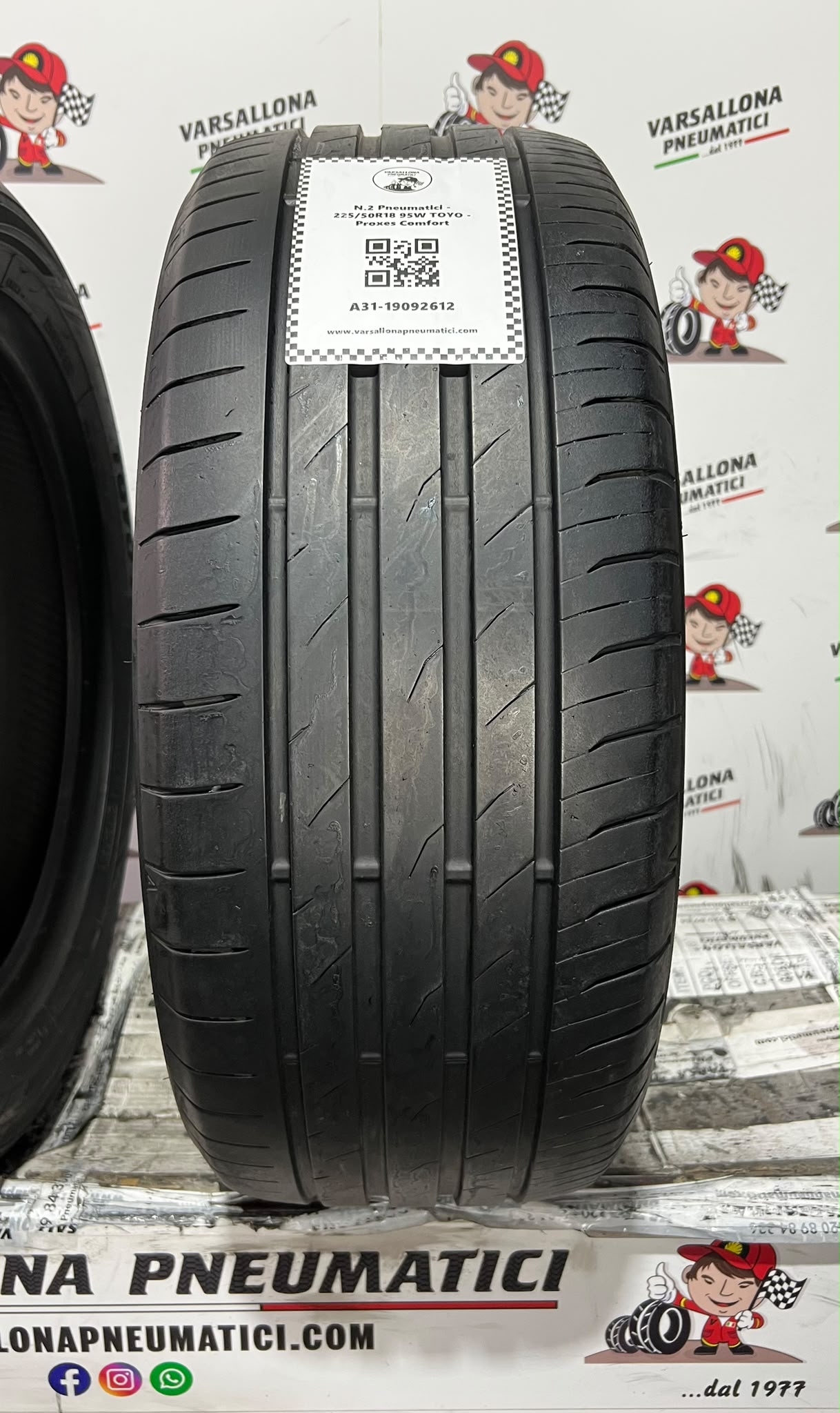 N.2 Pneumatici - 225/50R18 95W TOYO - Proxes Comfort - immagine 2