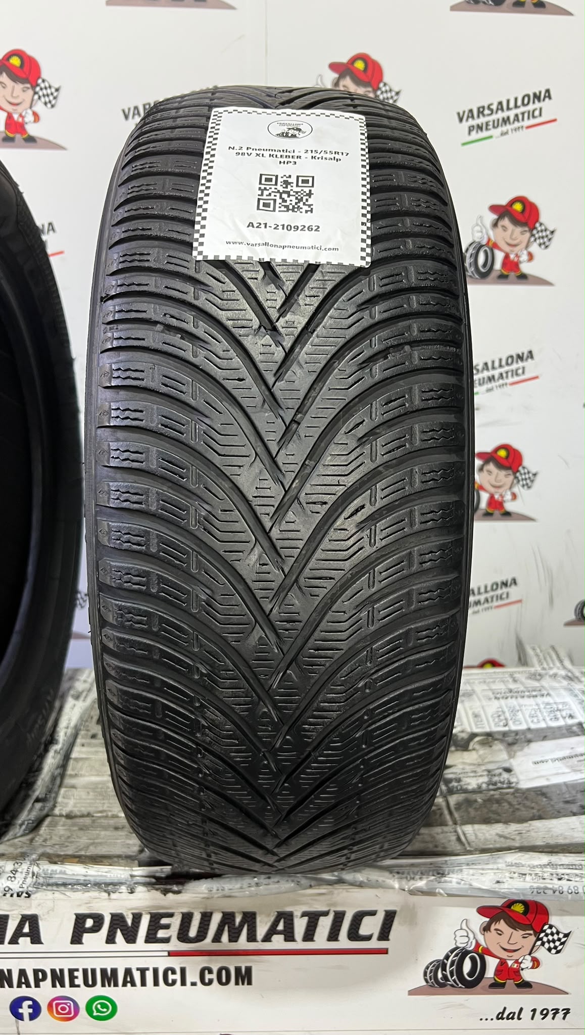 N.2 Pneumatici - 215/55R17 98V XL KLEBER - Krisalp HP3 - immagine 2