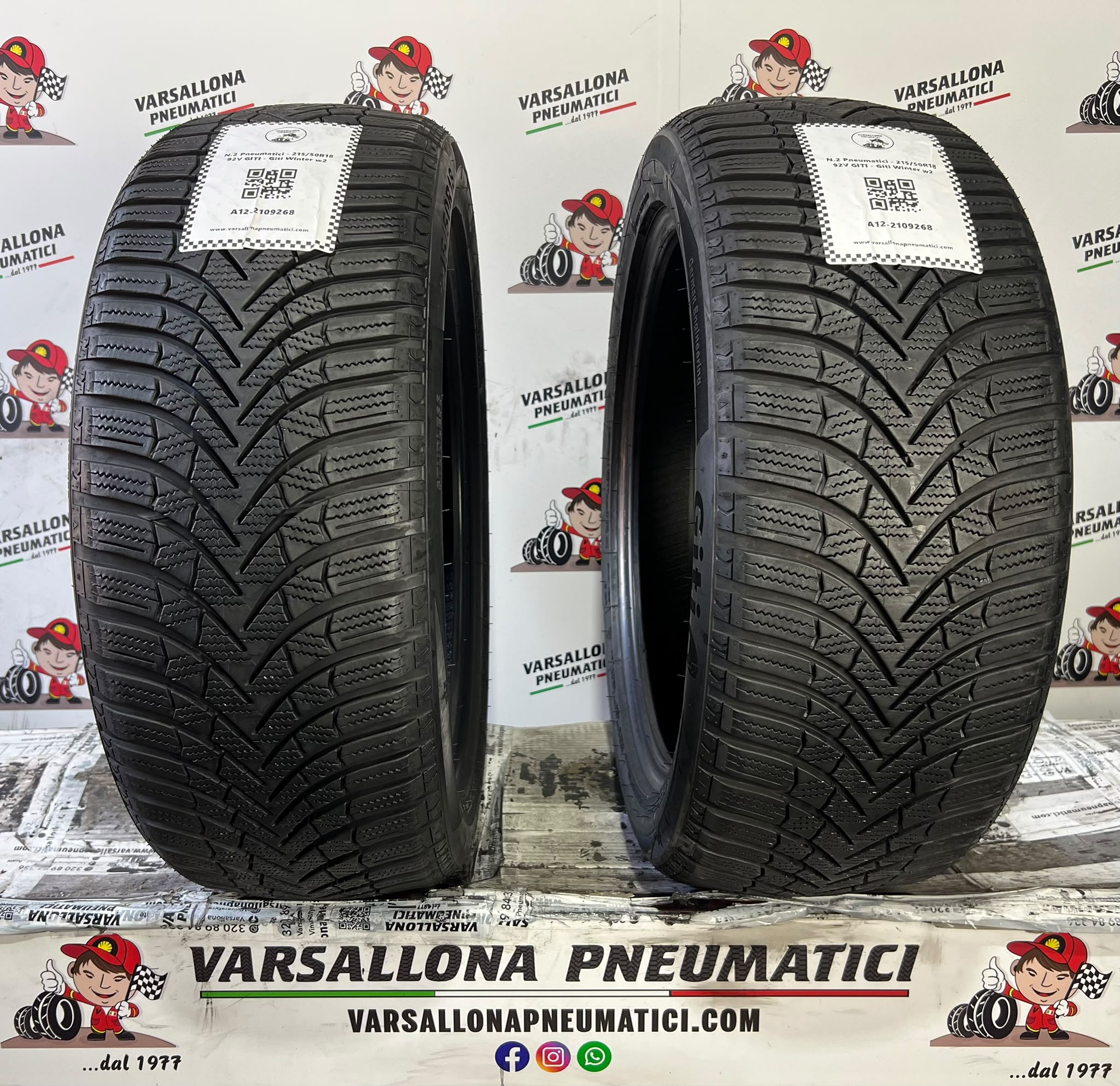 N.2 Pneumatici - 215/50R18 92V GITI - Giti Winter w2