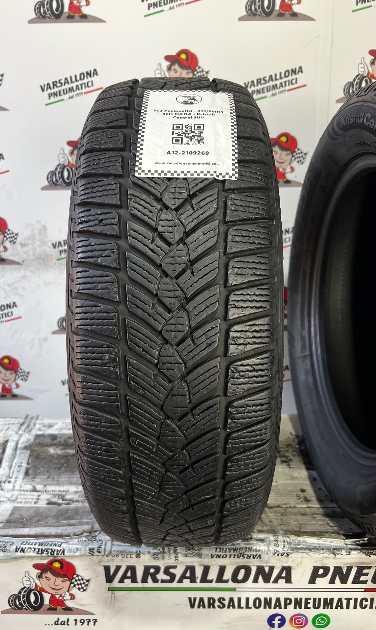 N.2 Pneumatici - 215/60R17 96H FULDA - Kristall Control SUV - immagine 2