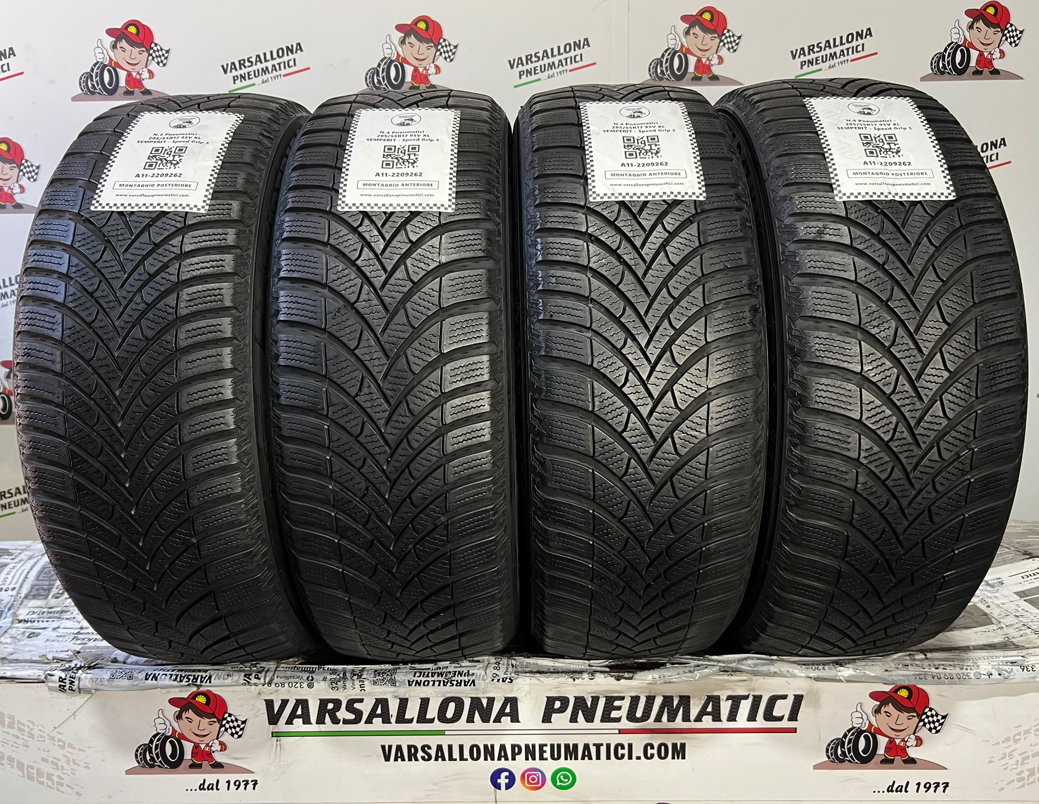 N.4 Pneumatici - 205/55R17 95V XL SEMPERIT - Speed Grip 5
